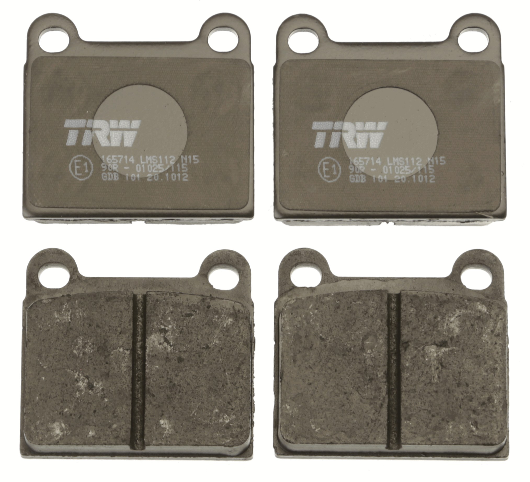 Brake Pad Set, disc brake - GDB101 TRW