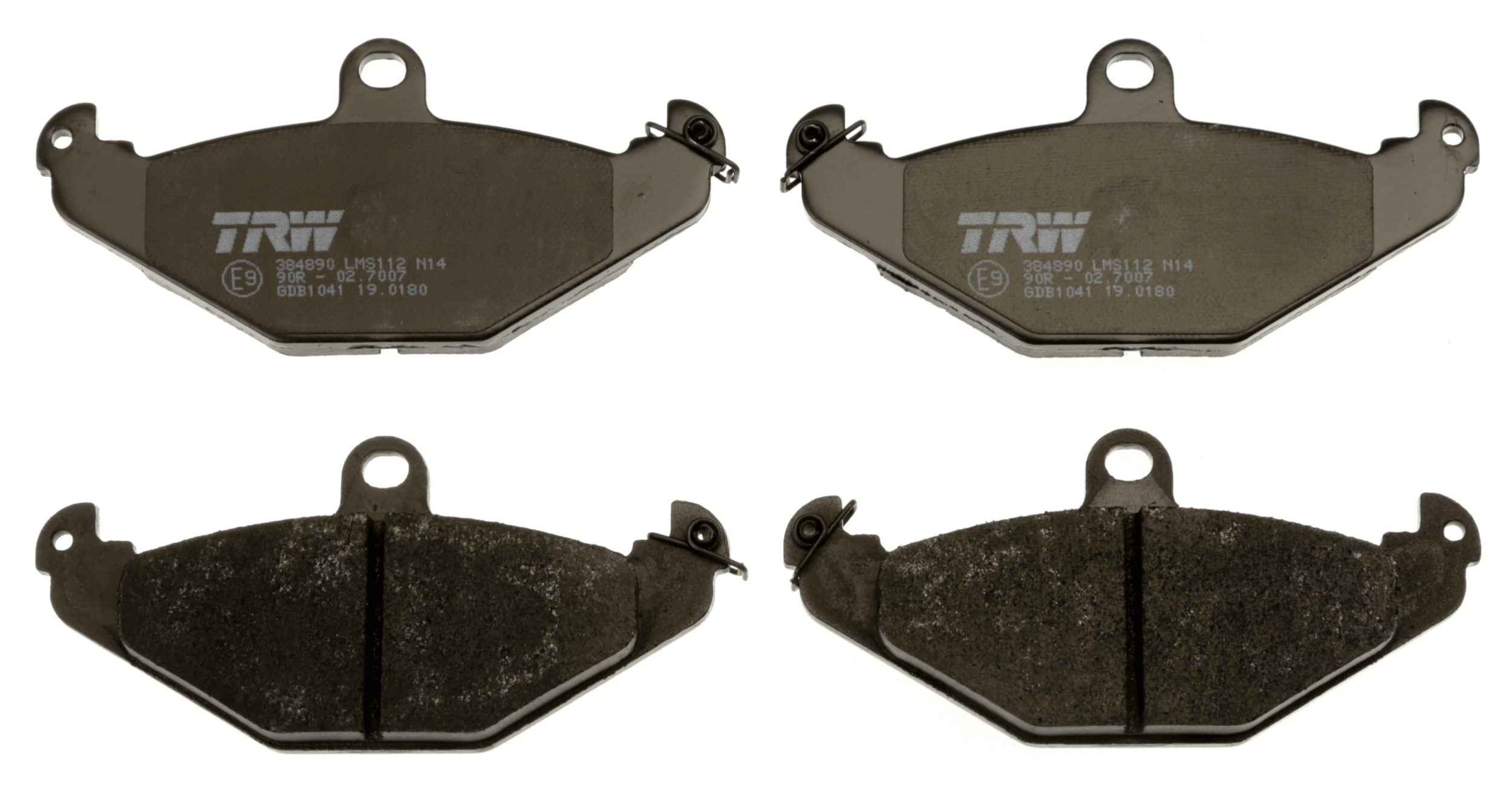 Brake Pad Set, disc brake - GDB1041 TRW