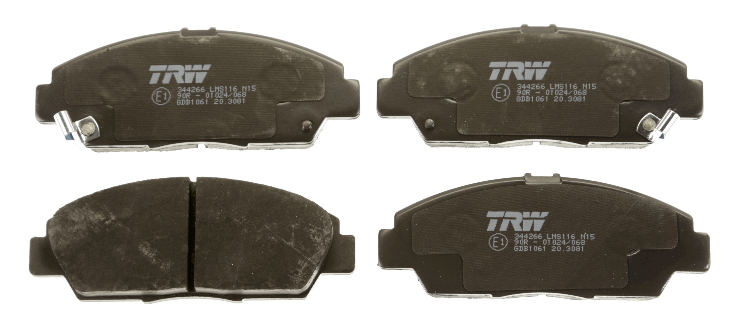 Brake Pad Set, disc brake - GDB1061 TRW