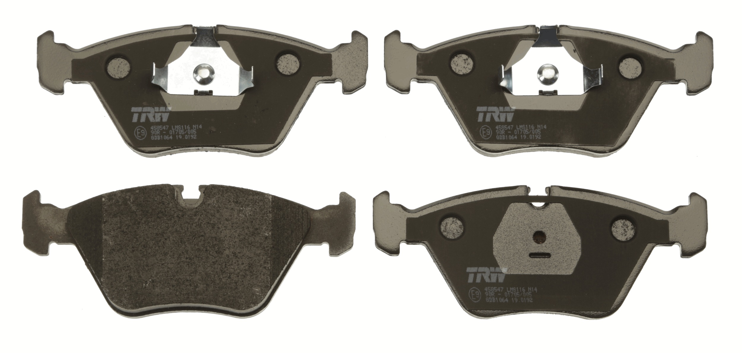 Brake Pad Set, disc brake - GDB1064 TRW