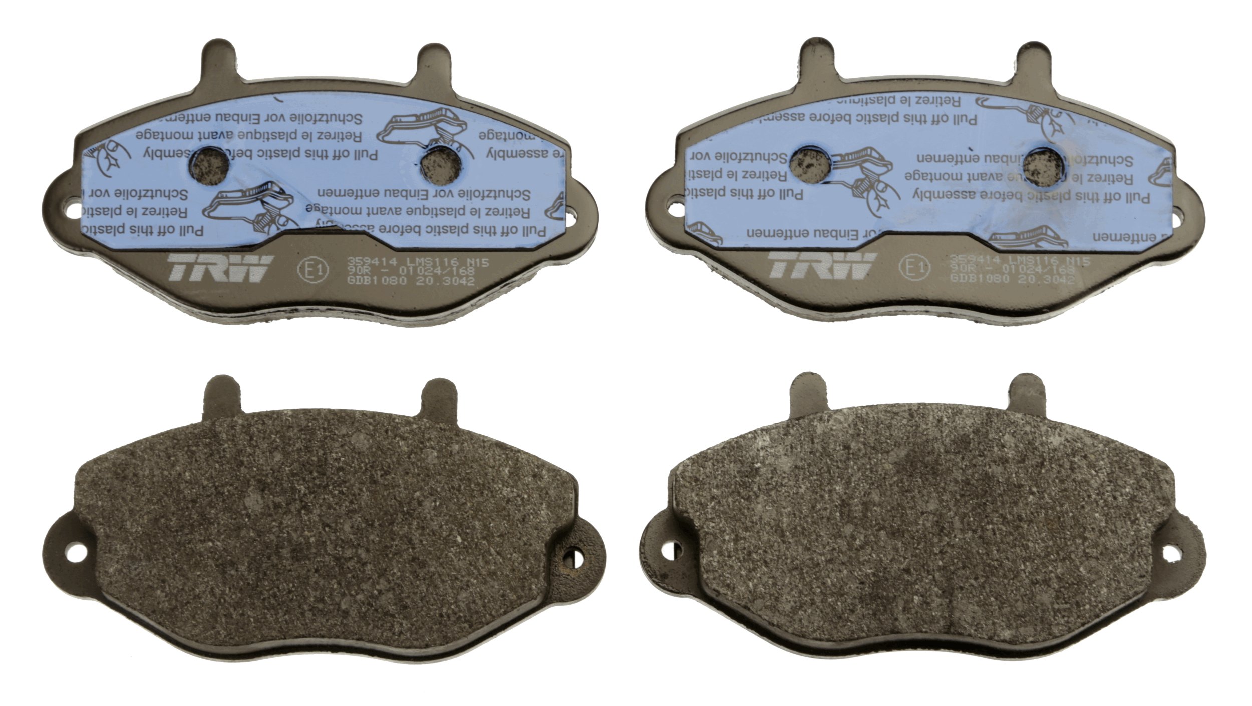 Brake Pad Set, disc brake - GDB1080 TRW