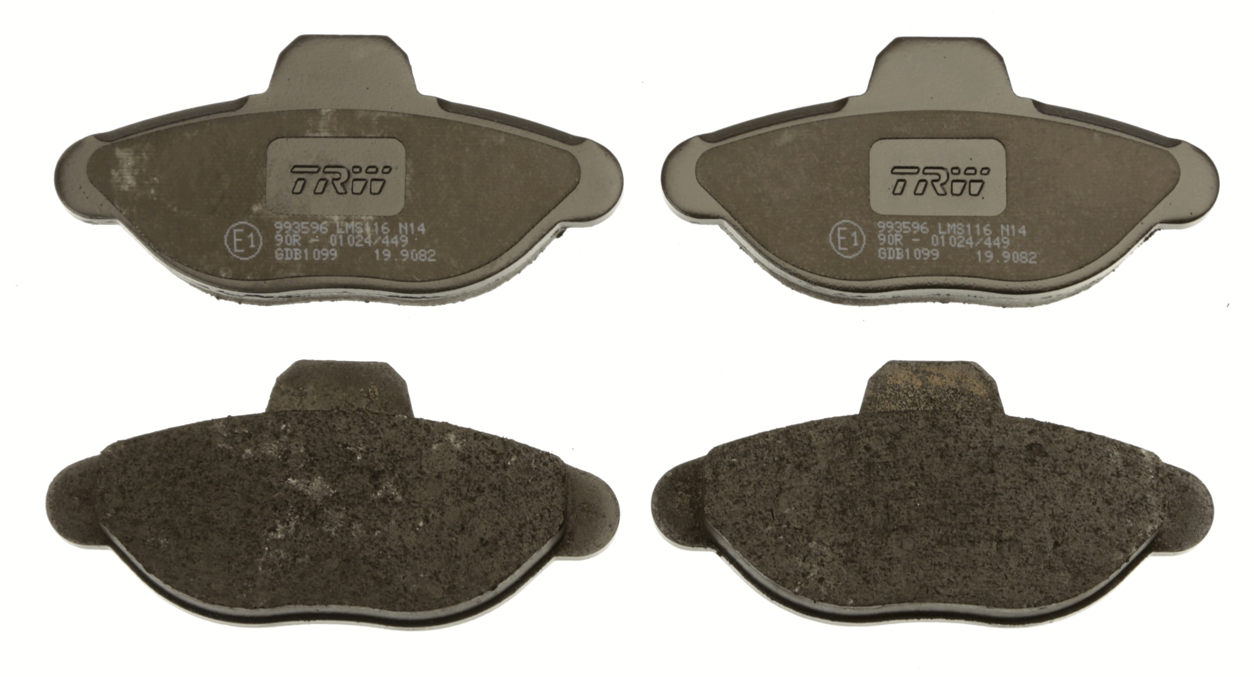 Brake Pad Set, disc brake - GDB1099 TRW