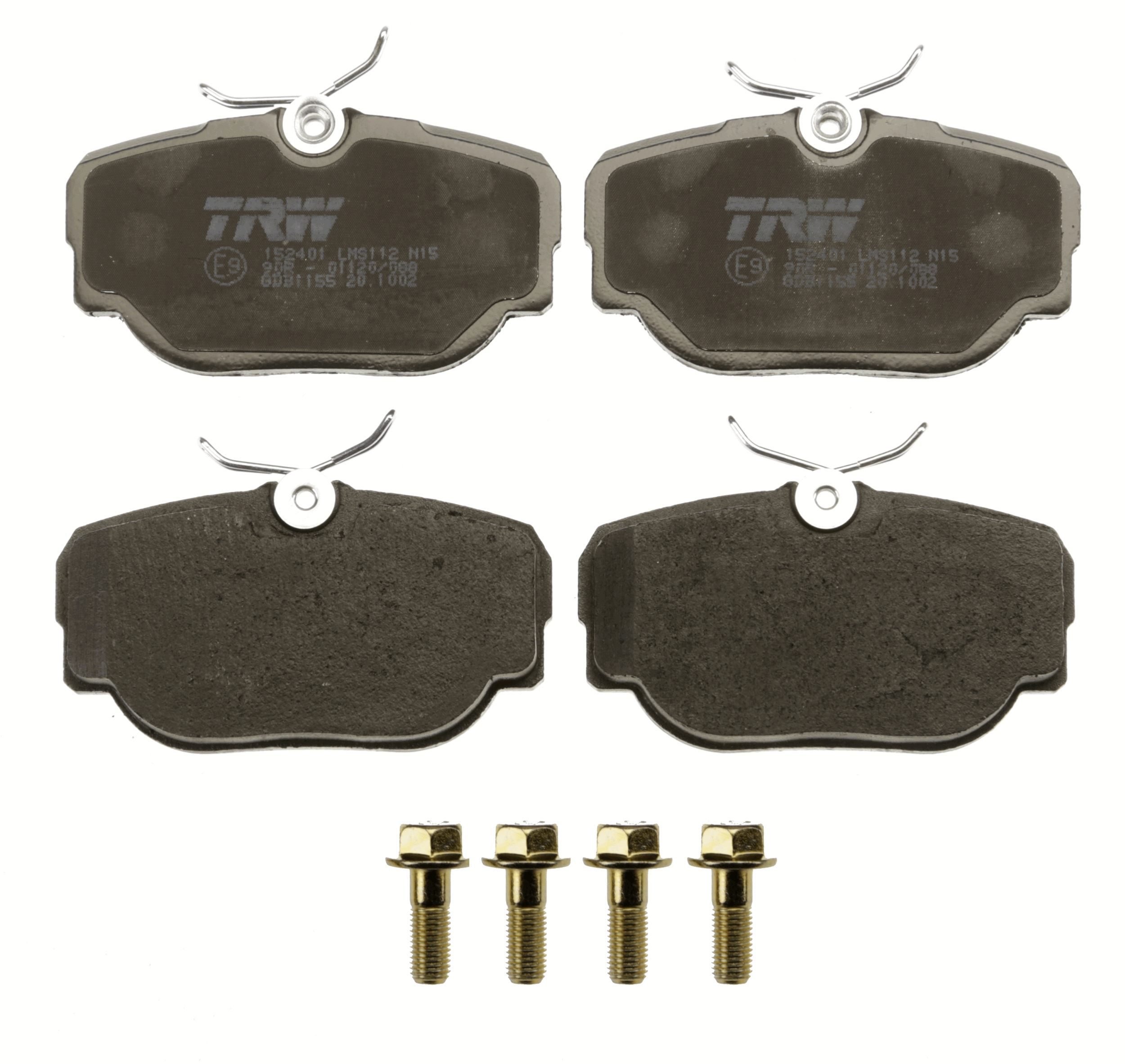 Kit pastiglie freno, Freno a disco - GDB1155 TRW