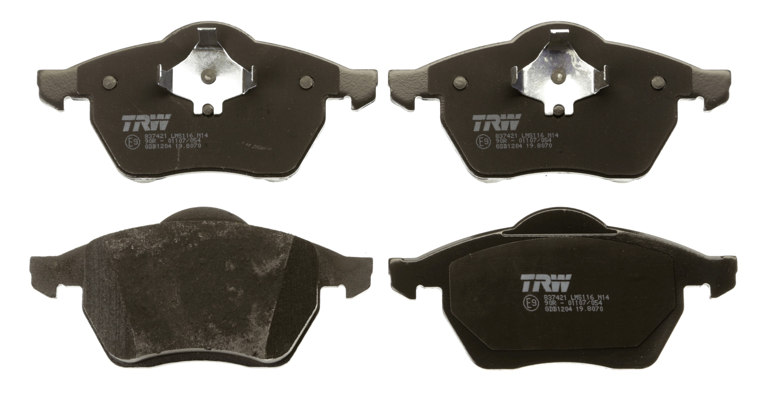 Brake Pad Set, disc brake - GDB1204 TRW
