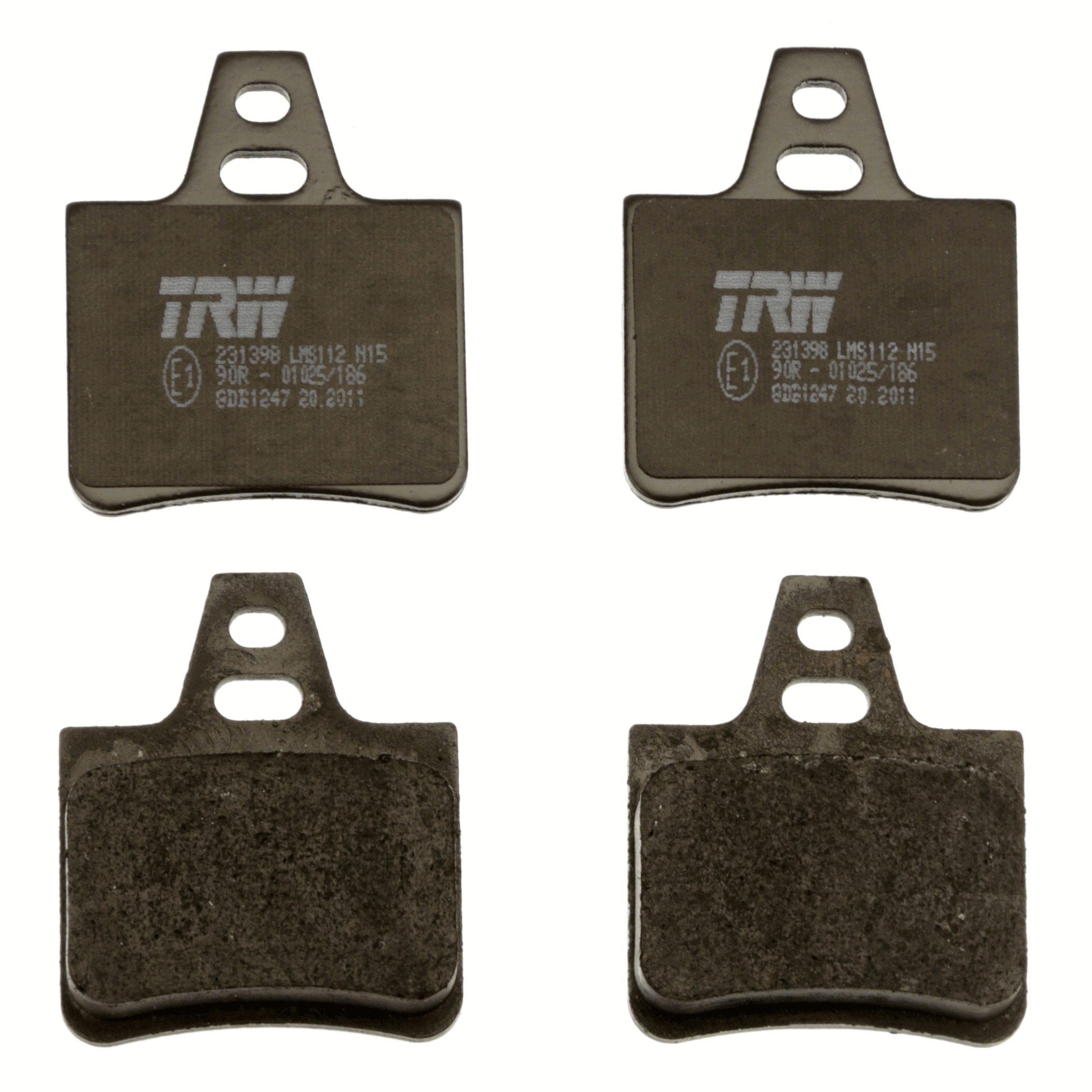 Kit pastiglie freno, Freno a disco - GDB1247 TRW
