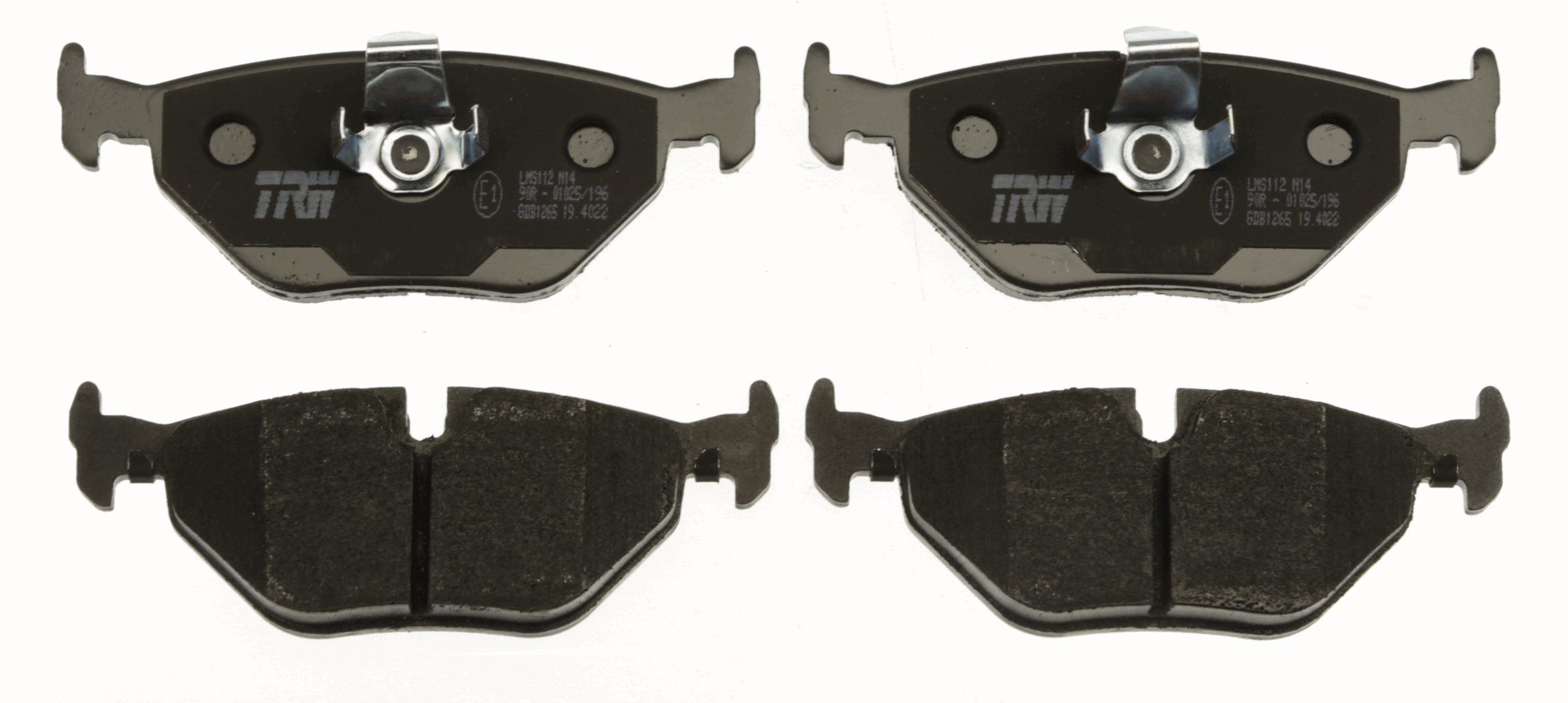 Brake Pad Set, disc brake - GDB1265 TRW