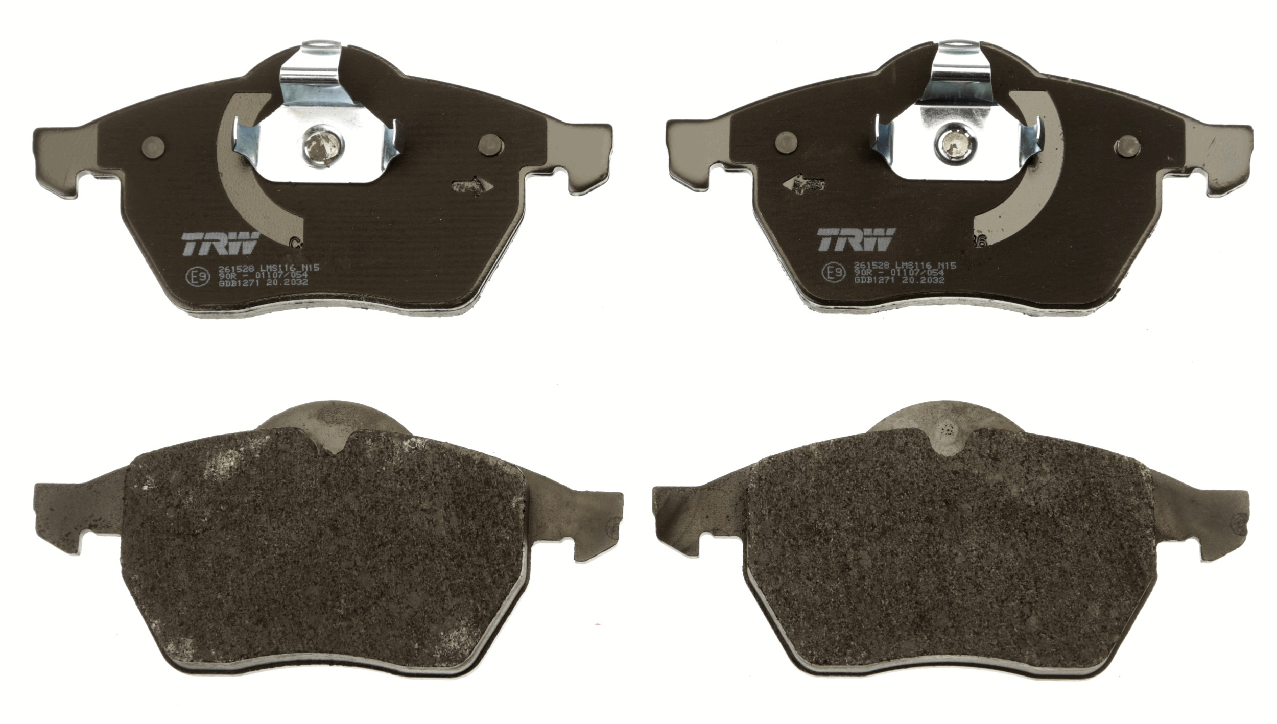 Brake Pad Set, disc brake - GDB1271 TRW