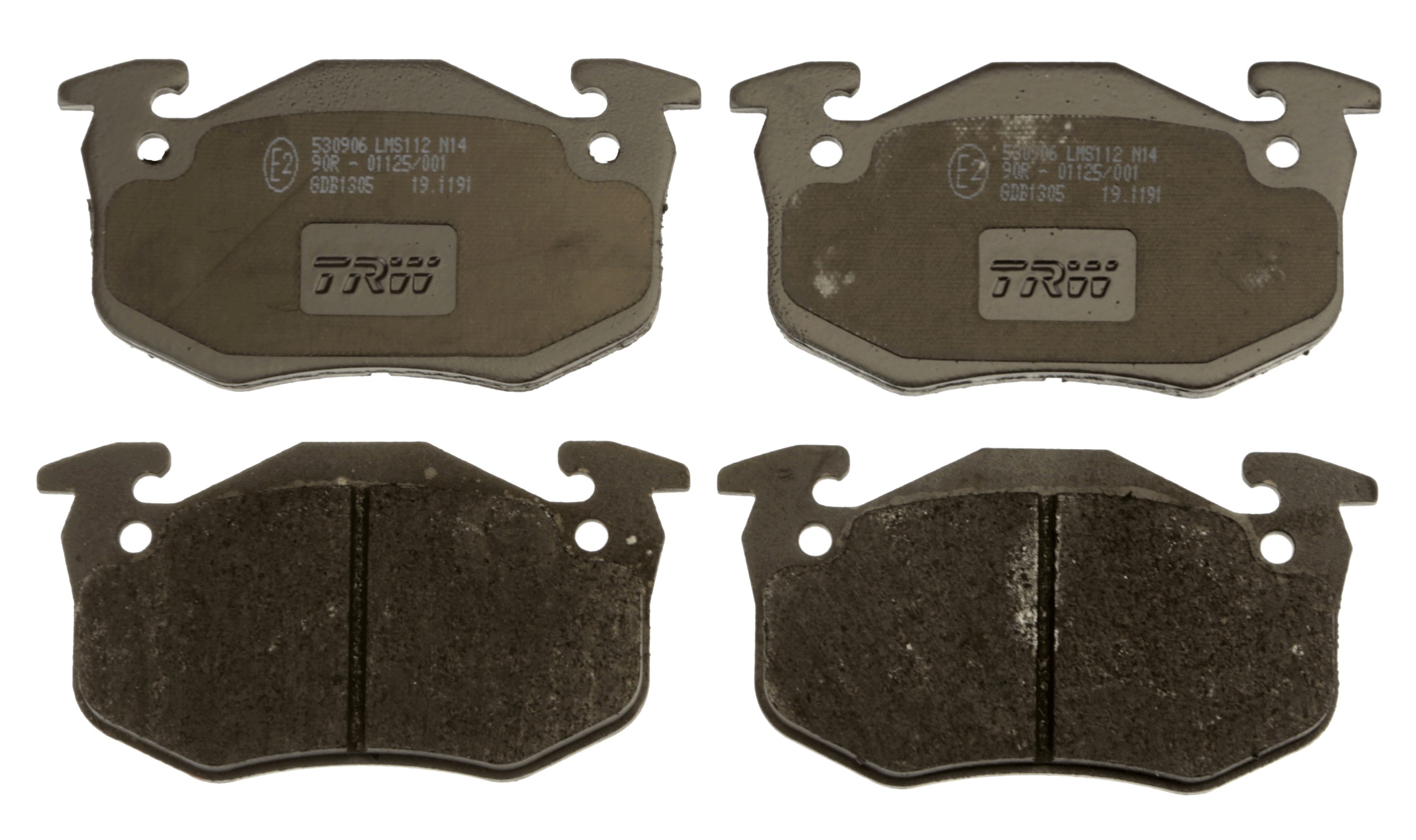 Brake Pad Set, disc brake - GDB1305 TRW