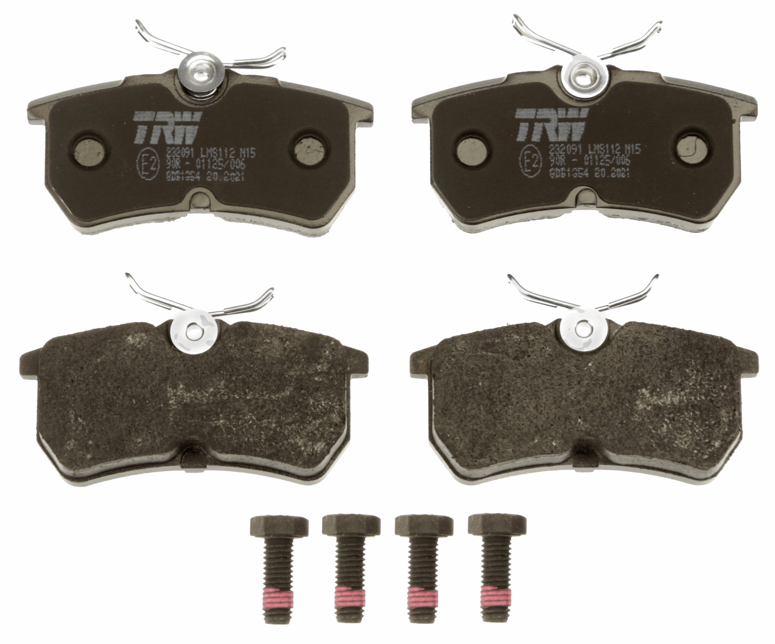 Brake Pad Set, disc brake - GDB1354 TRW