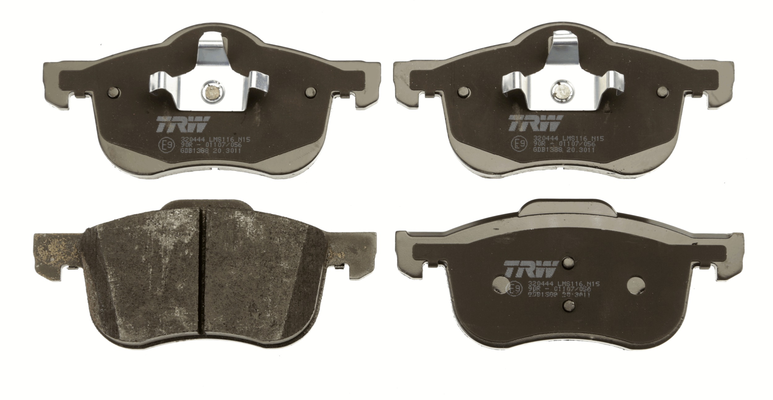 Brake Pad Set, disc brake - GDB1388 TRW