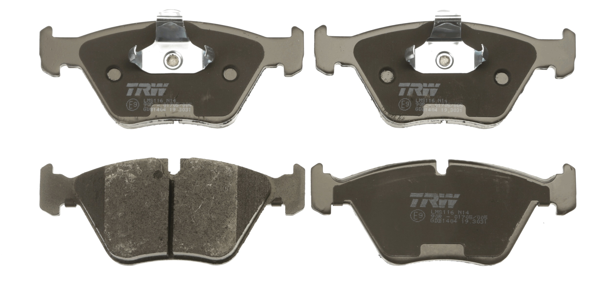Brake Pad Set, disc brake - GDB1404 TRW