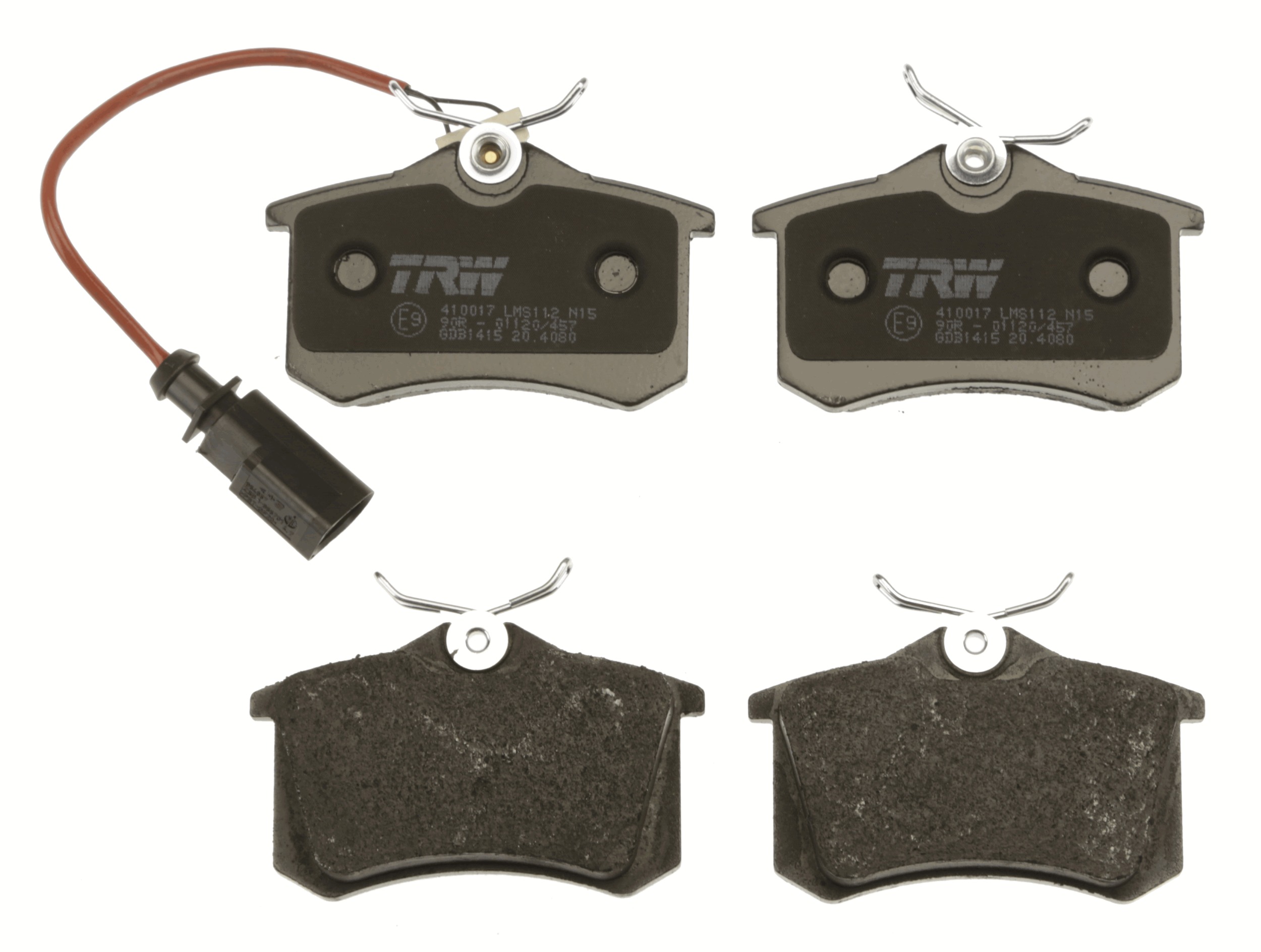 Brake Pad Set, disc brake - GDB1415 TRW
