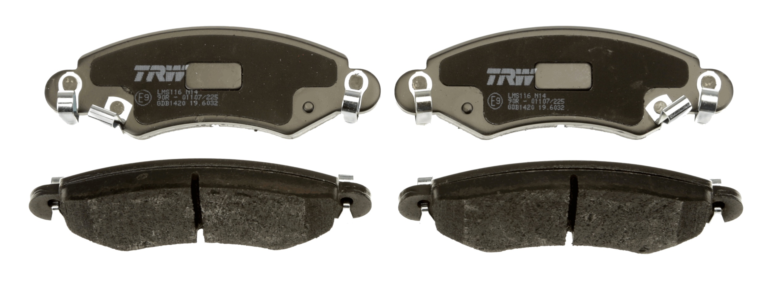 Brake Pad Set, disc brake - GDB1420 TRW