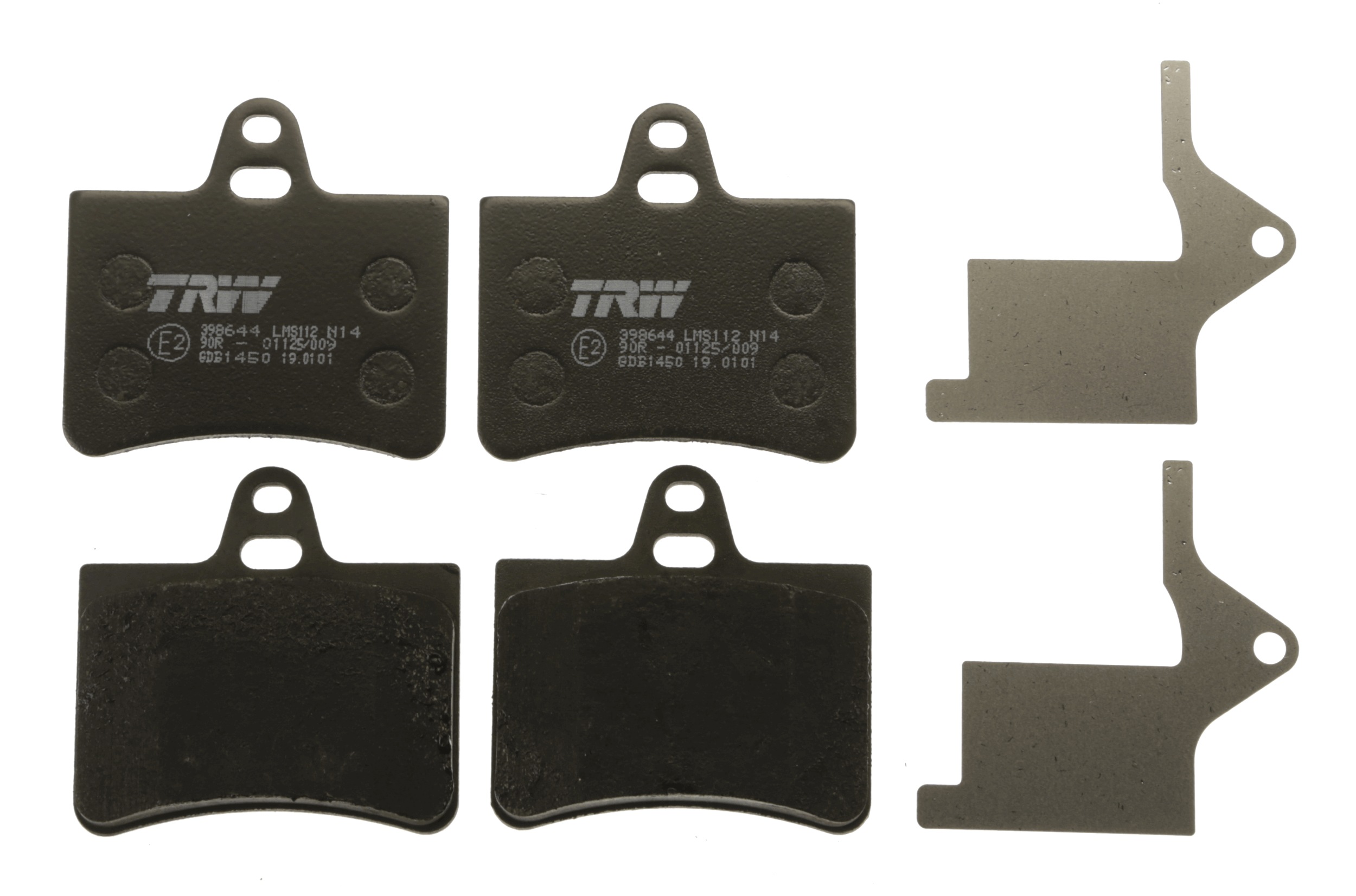 Brake Pad Set, disc brake - GDB1450 TRW