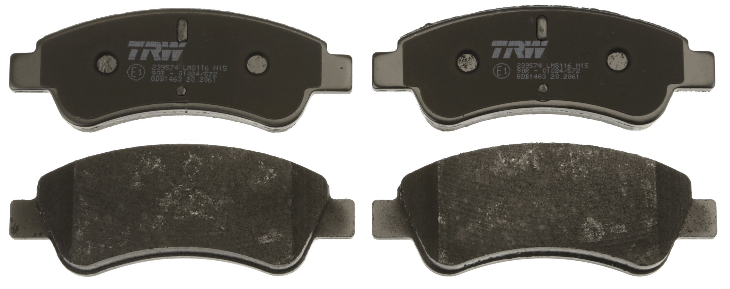 Brake Pad Set, disc brake - GDB1463 TRW