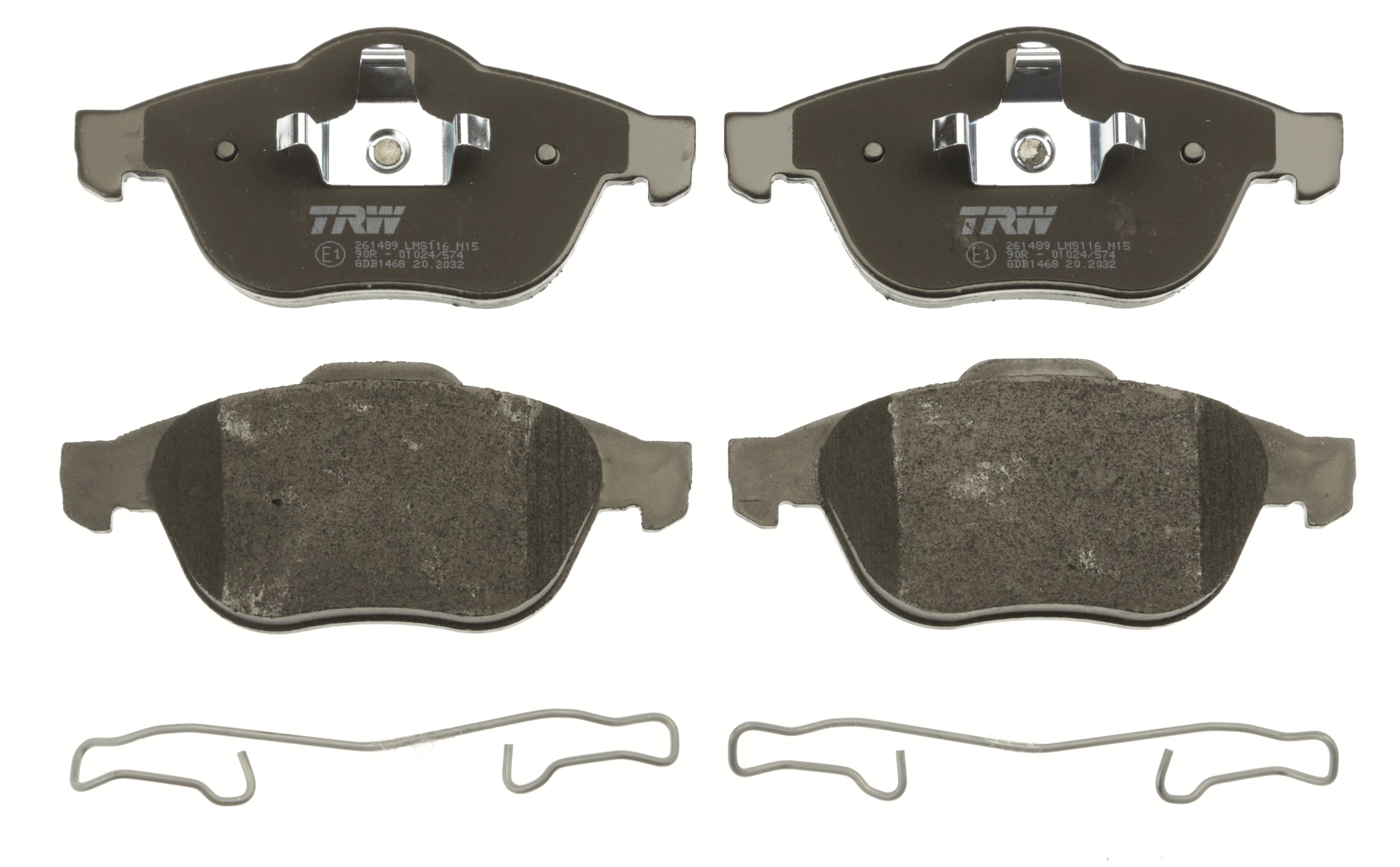 Brake Pad Set, disc brake - GDB1468 TRW