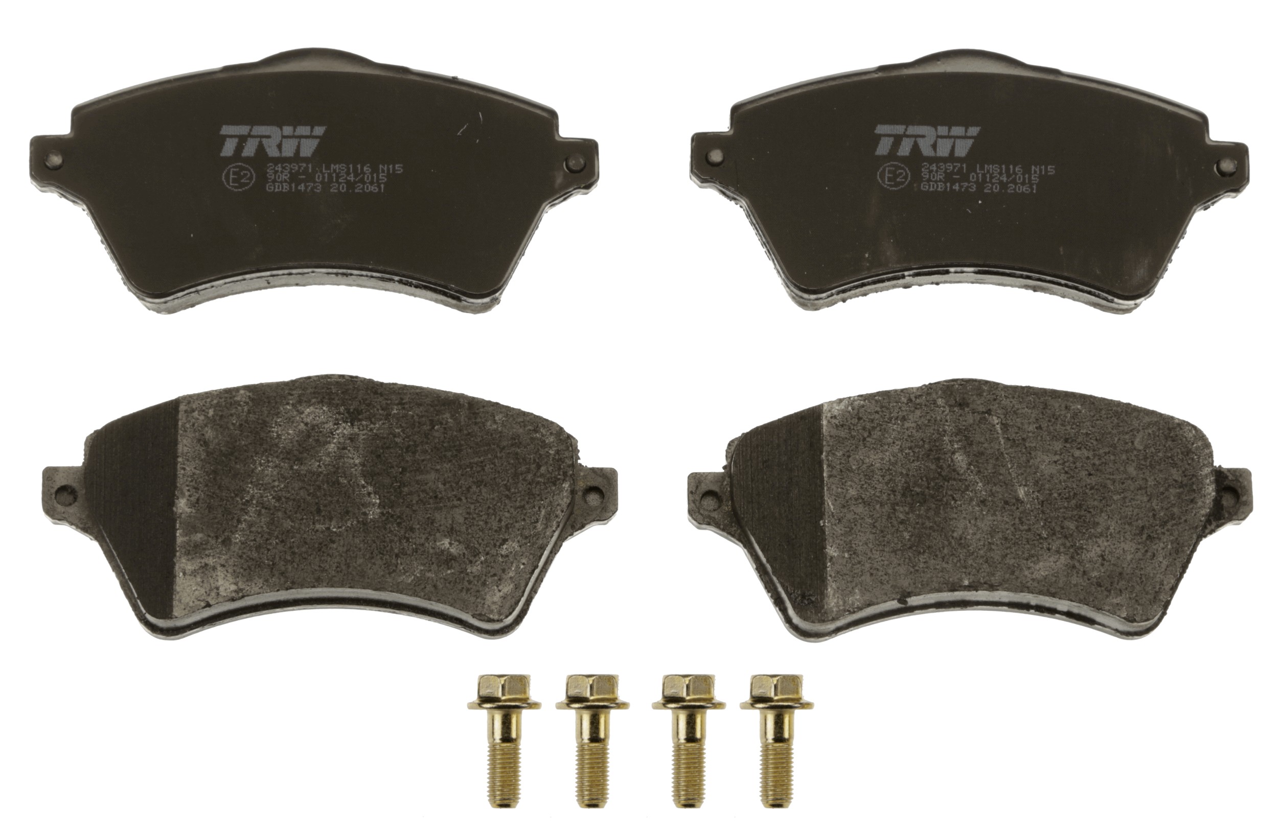 Brake Pad Set, disc brake - GDB1473 TRW