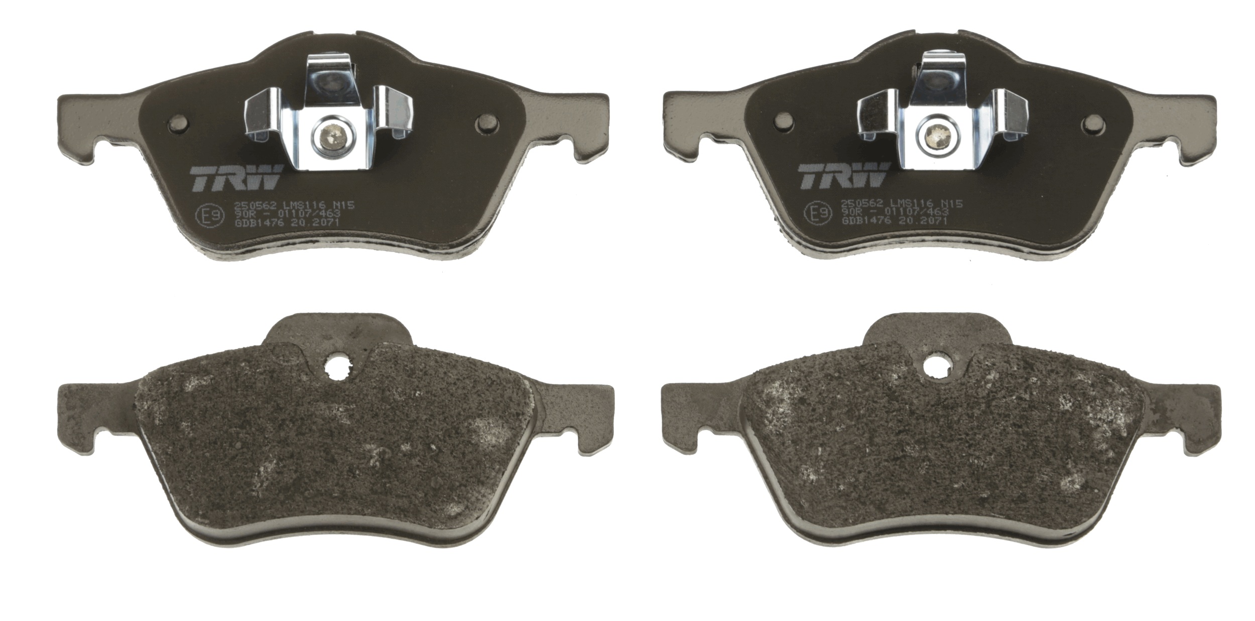 Brake Pad Set, disc brake - GDB1476 TRW