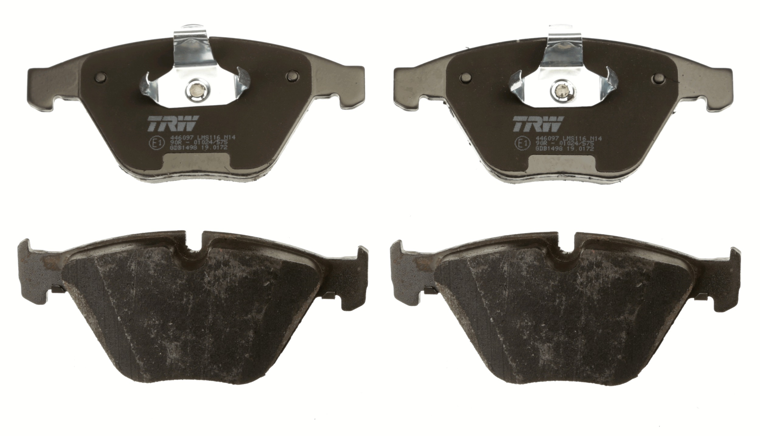 Brake Pad Set, disc brake - GDB1498 TRW