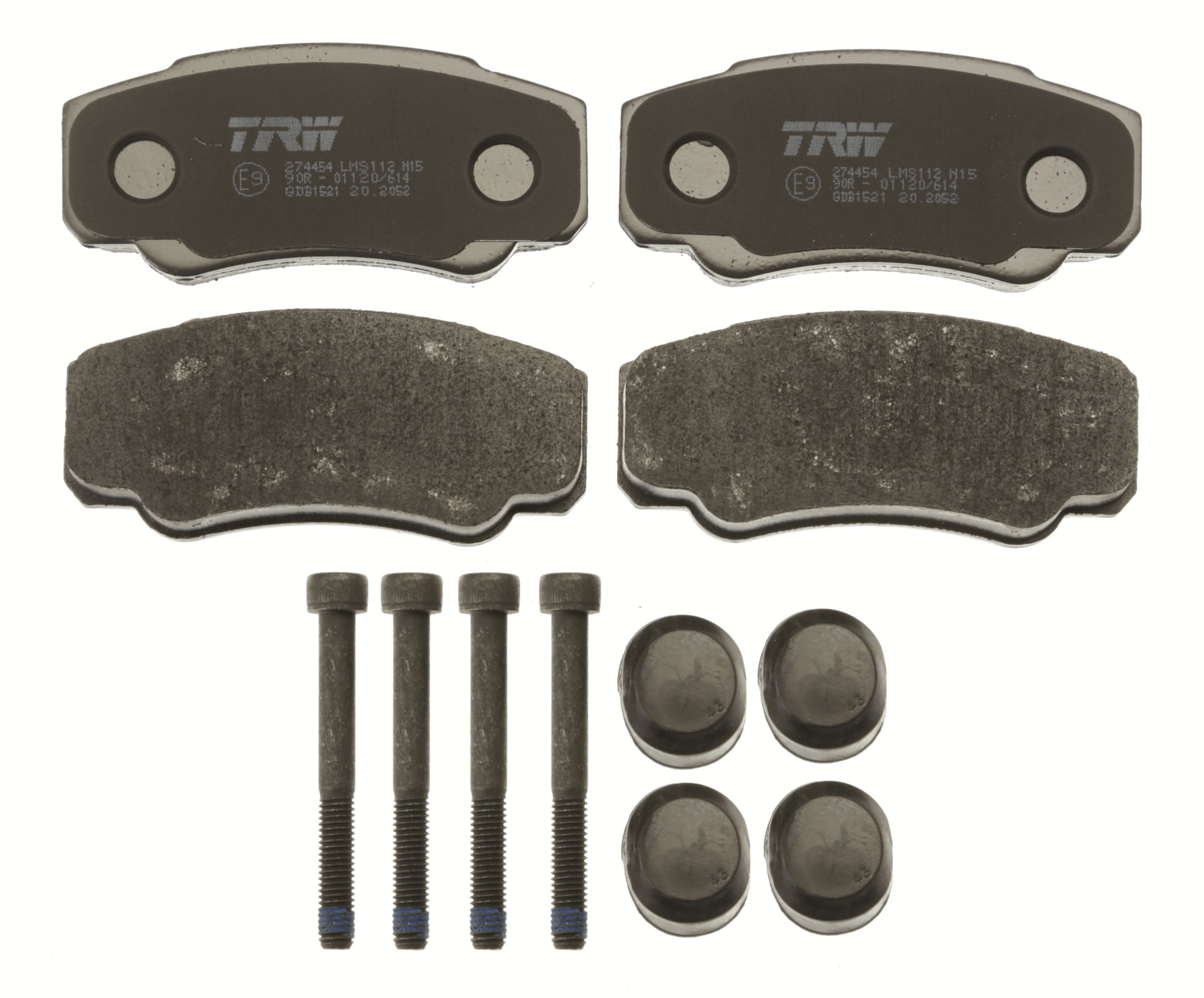 Brake Pad Set, disc brake - GDB1521 TRW