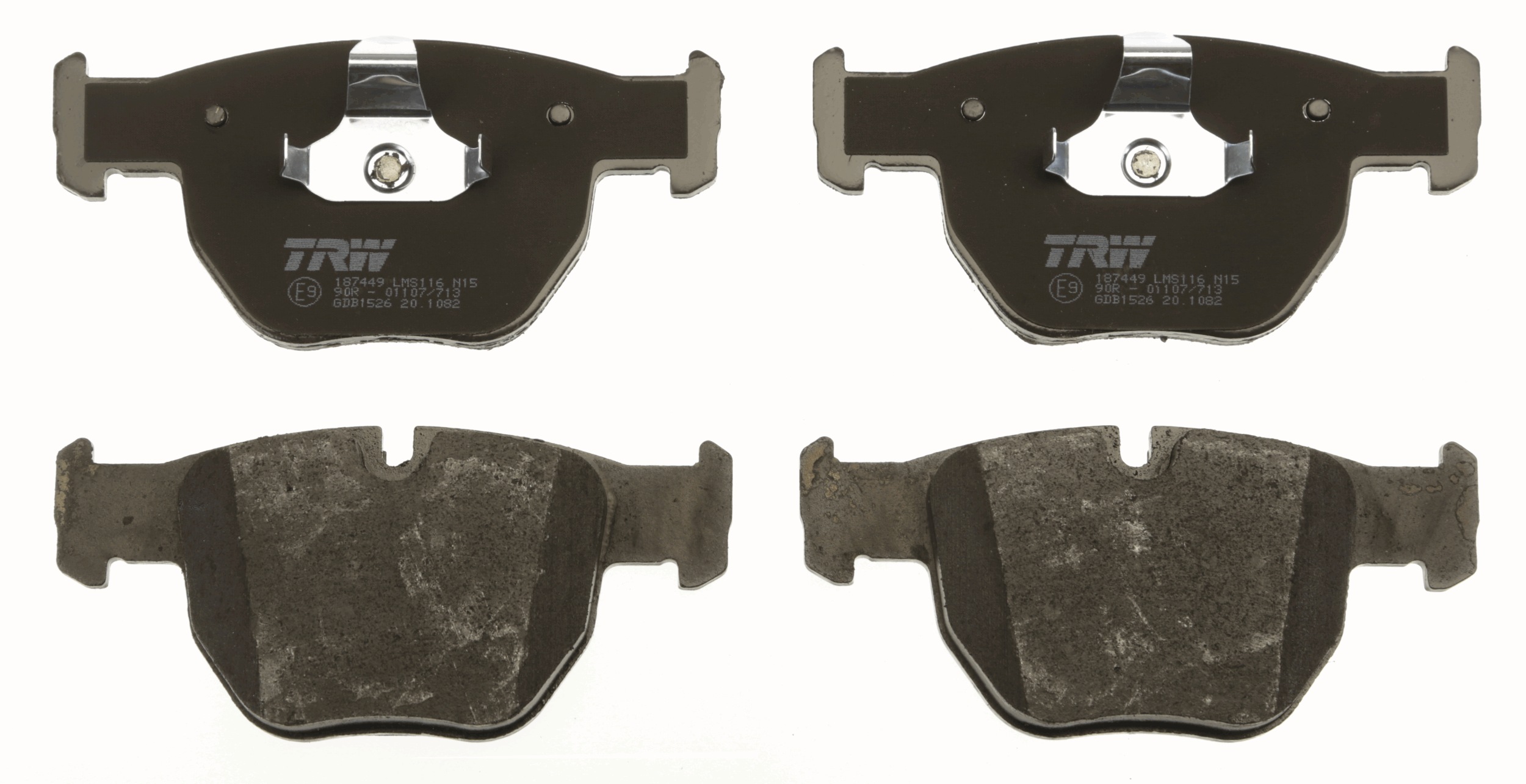 Brake Pad Set, disc brake - GDB1526 TRW