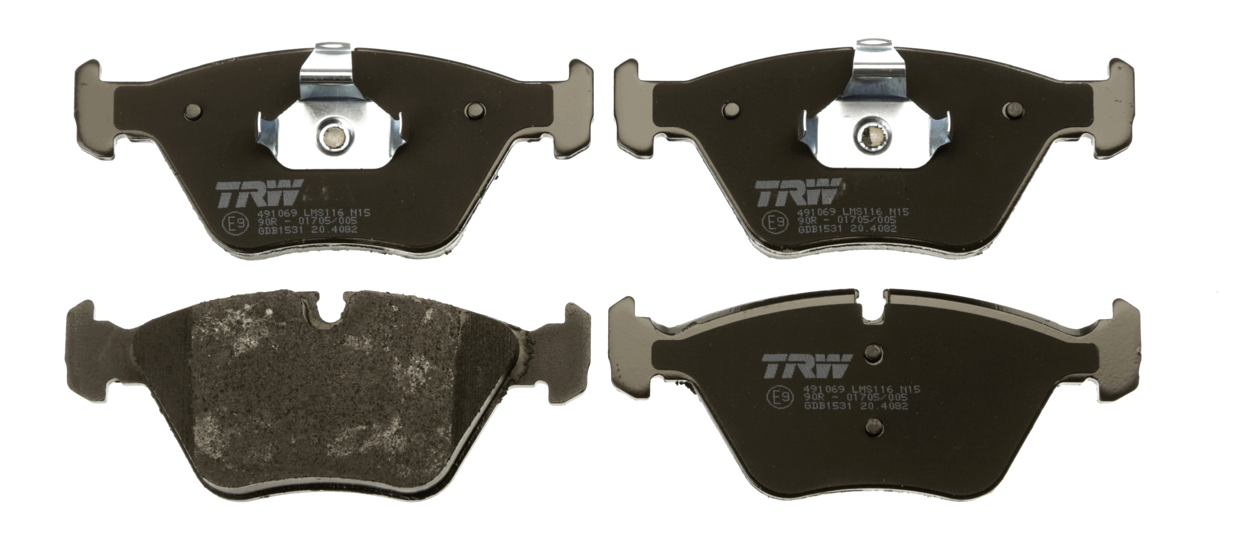 Brake Pad Set, disc brake - GDB1531 TRW