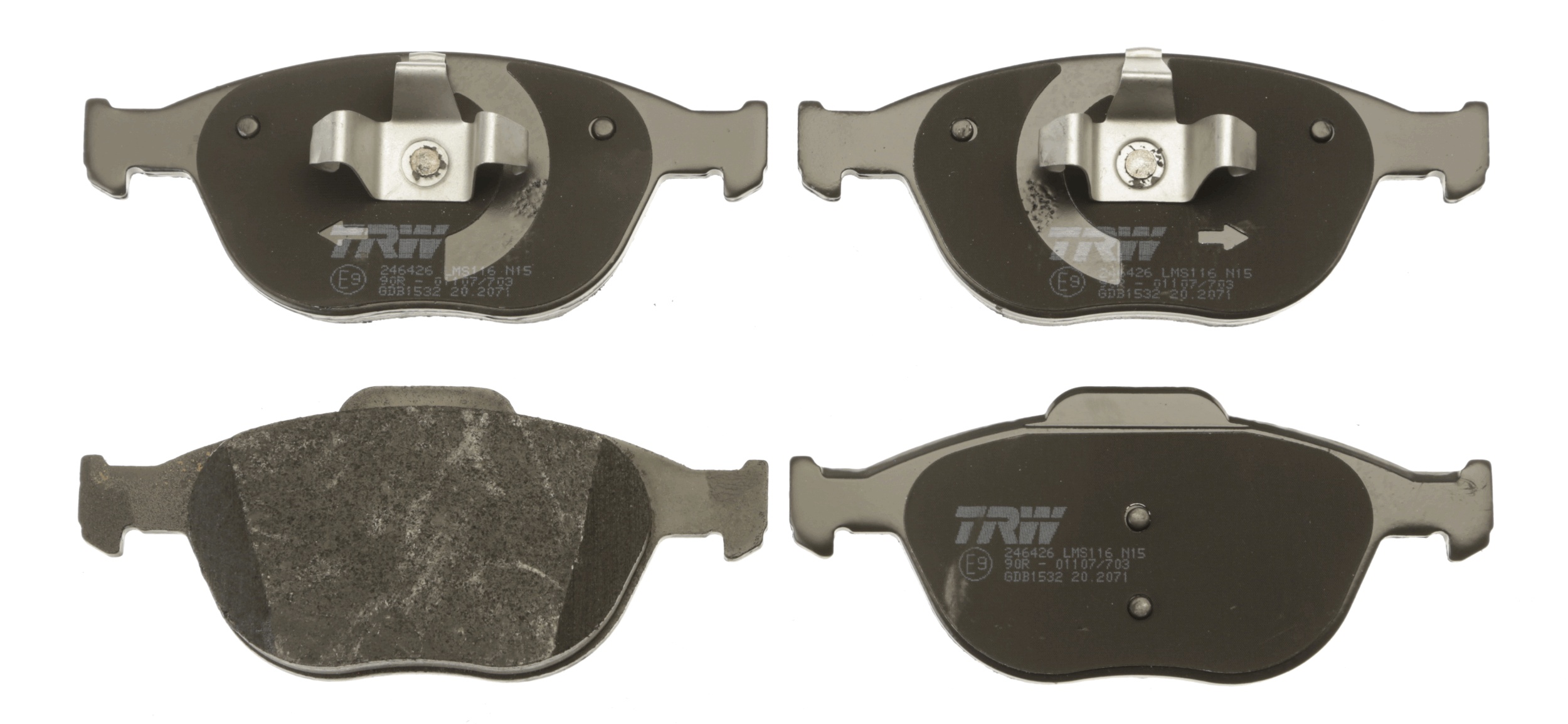 Brake Pad Set, disc brake - GDB1532 TRW