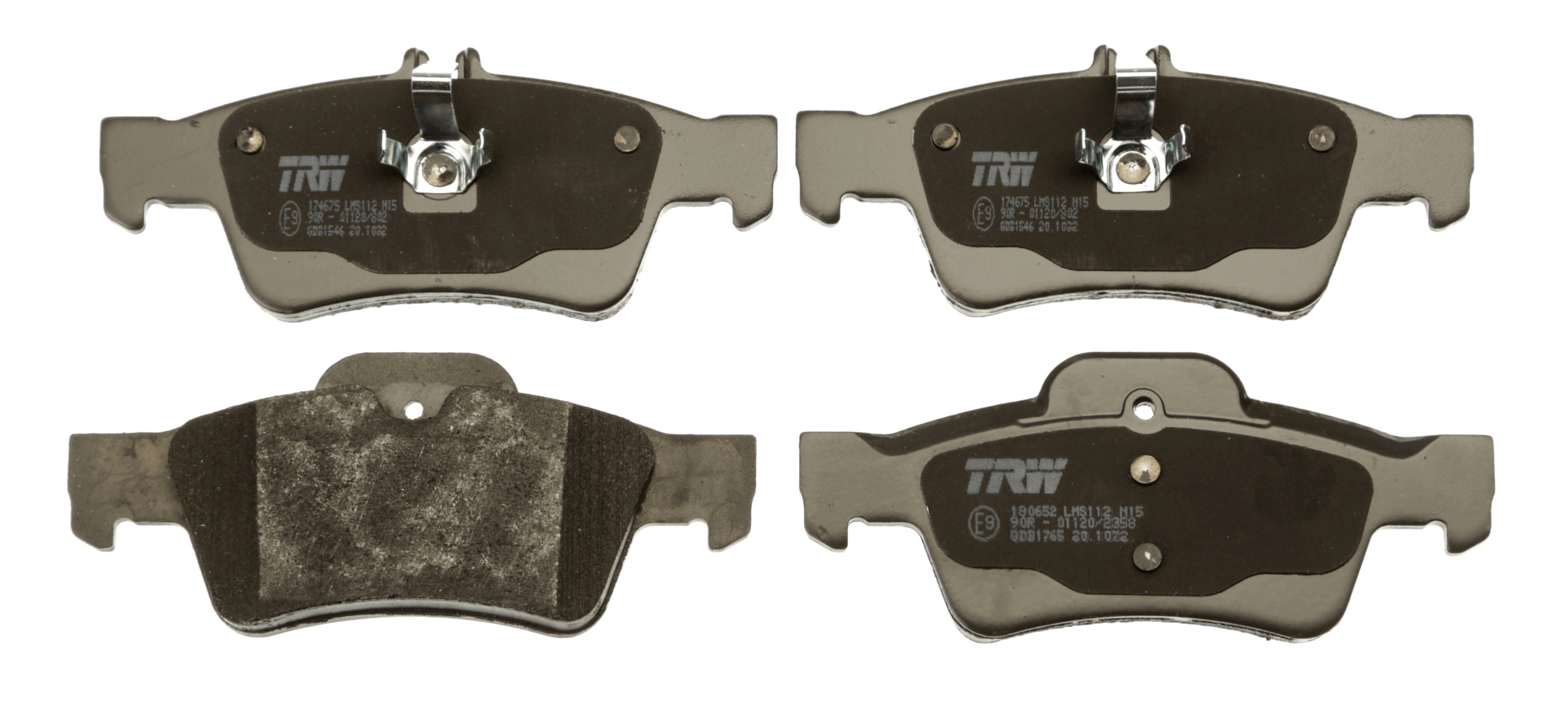 Brake Pad Set, disc brake - GDB1546 TRW