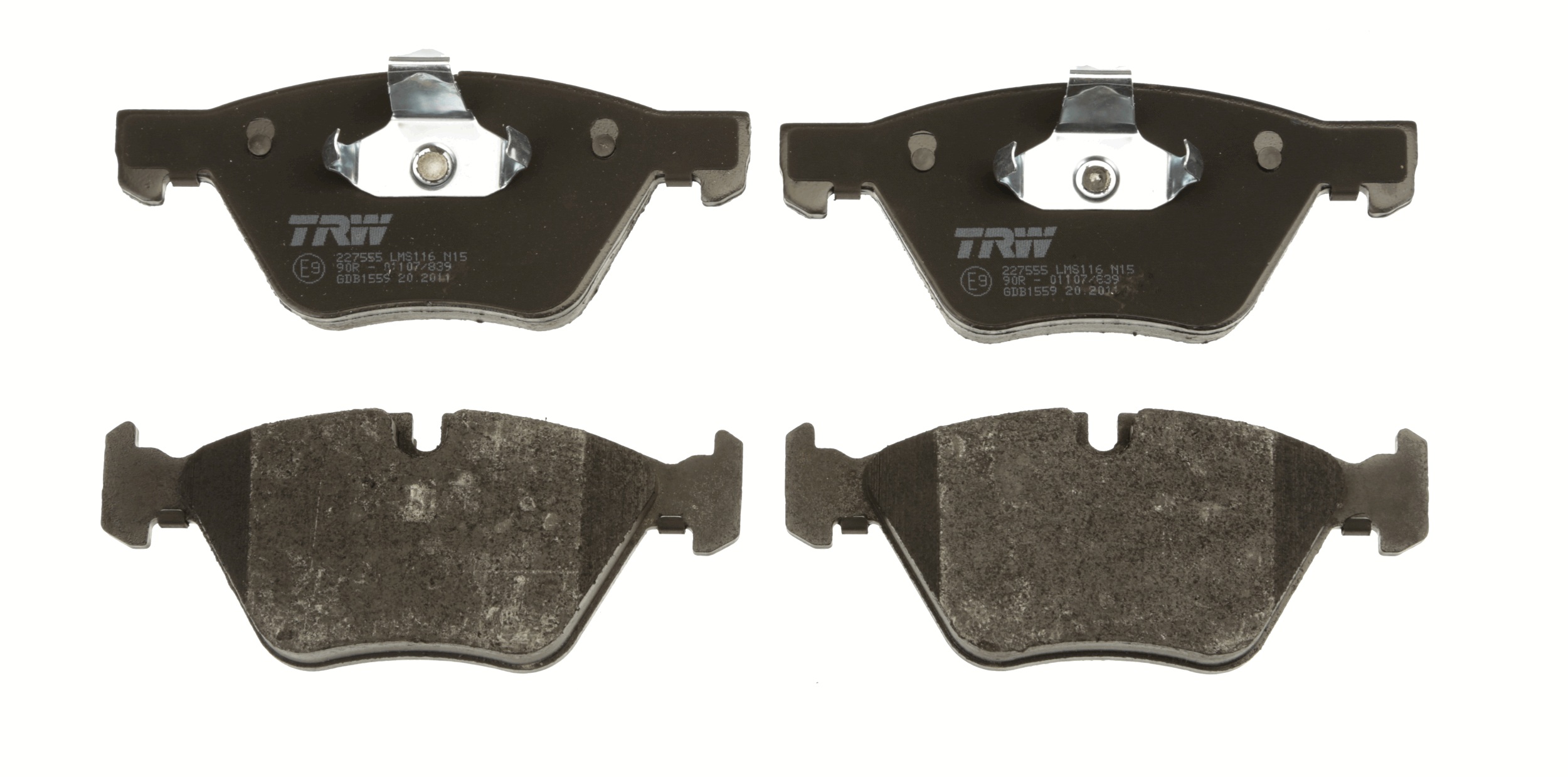 Brake Pad Set, disc brake - GDB1559 TRW