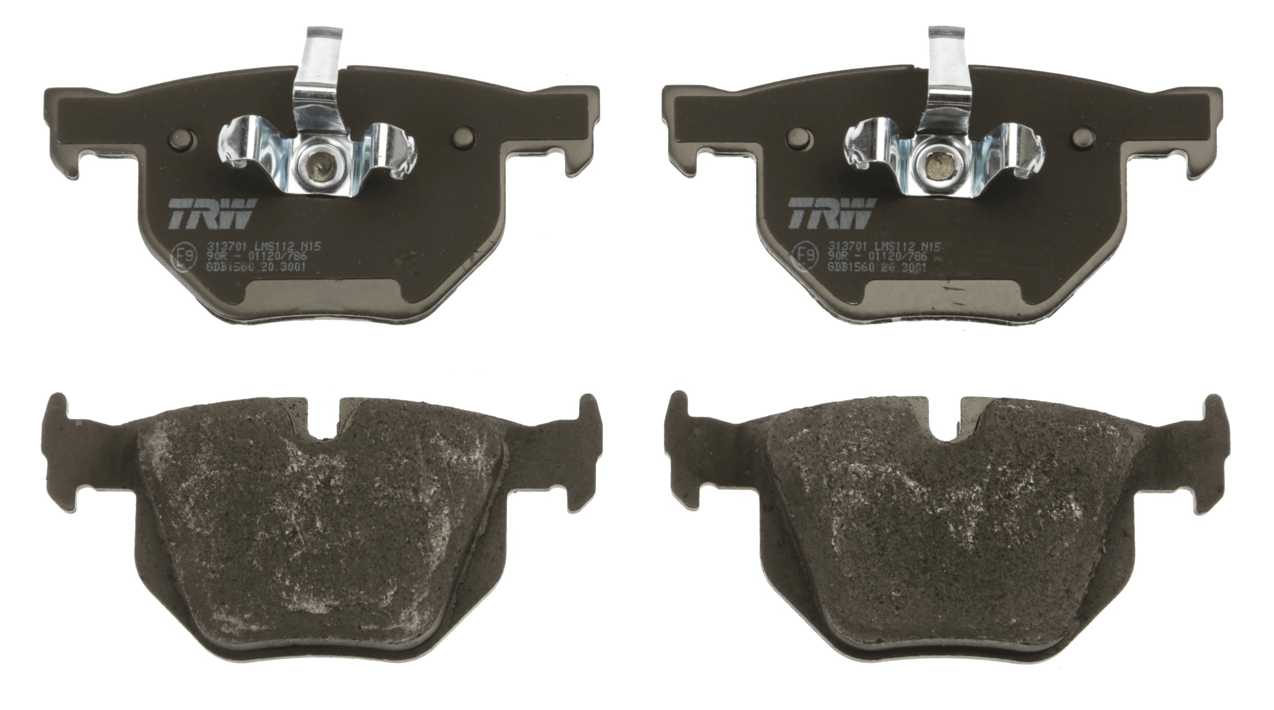 Brake Pad Set, disc brake - GDB1560 TRW