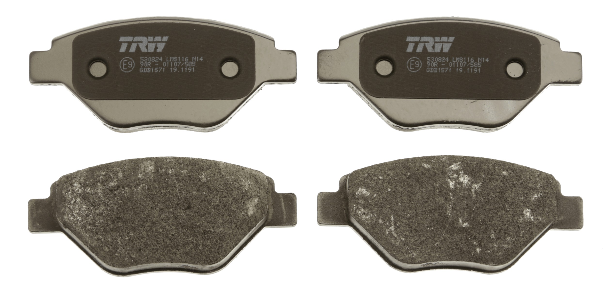 Brake Pad Set, disc brake - GDB1571 TRW