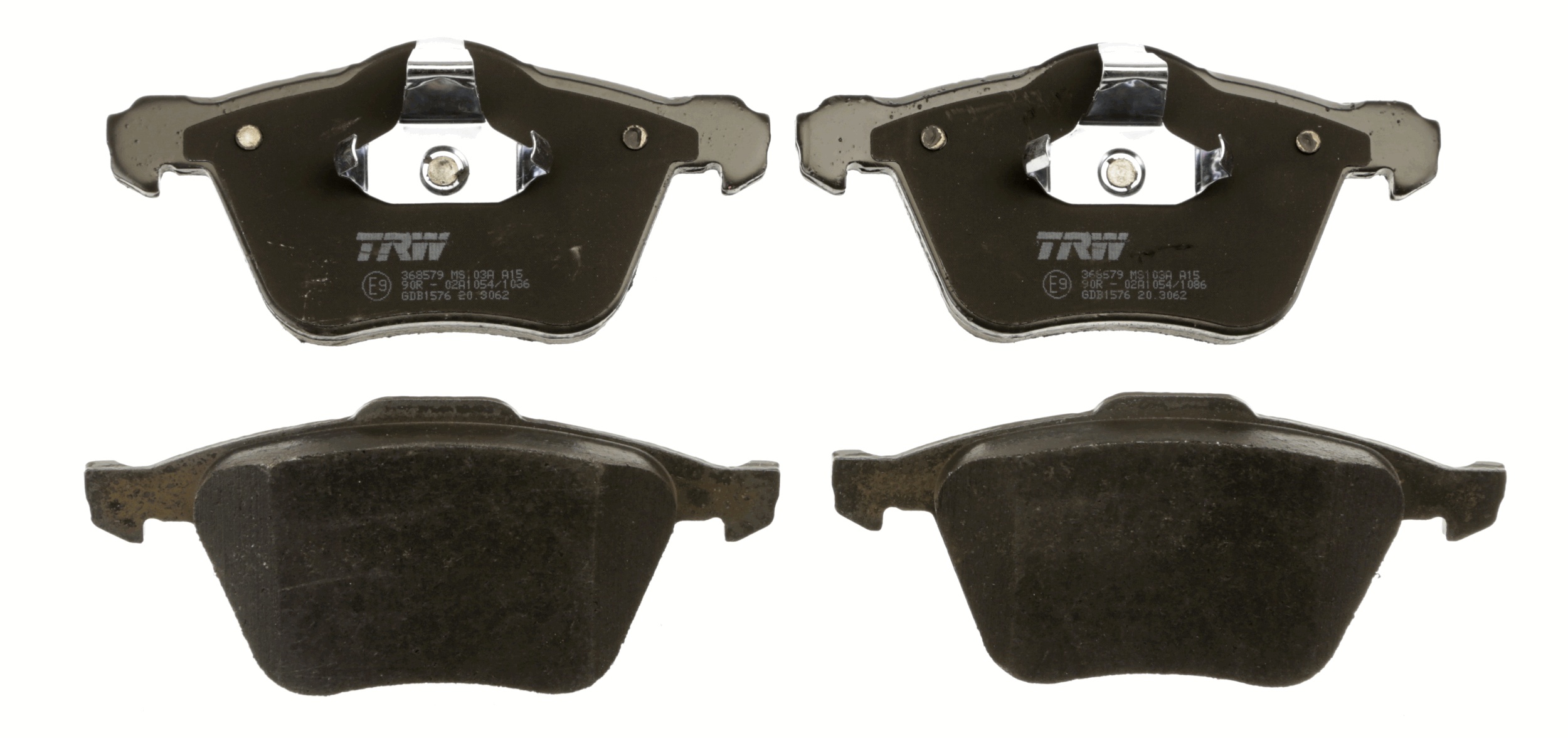 Brake Pad Set, disc brake - GDB1576 TRW