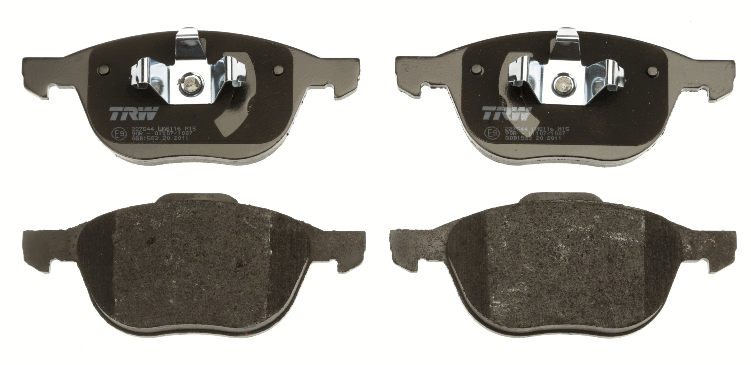 Brake Pad Set, disc brake - GDB1583 TRW