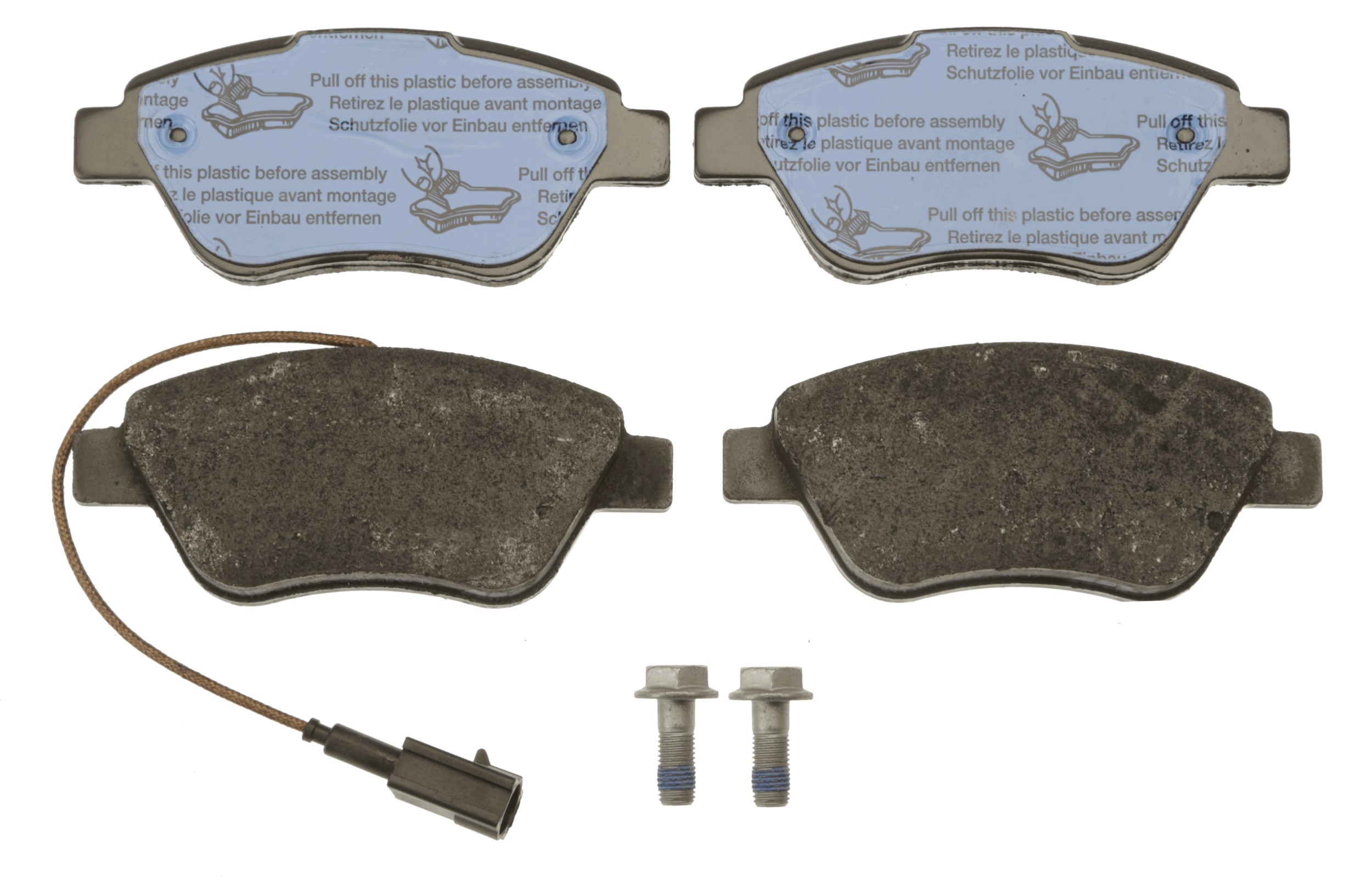 Kit pastiglie freno, Freno a disco - GDB1590 TRW