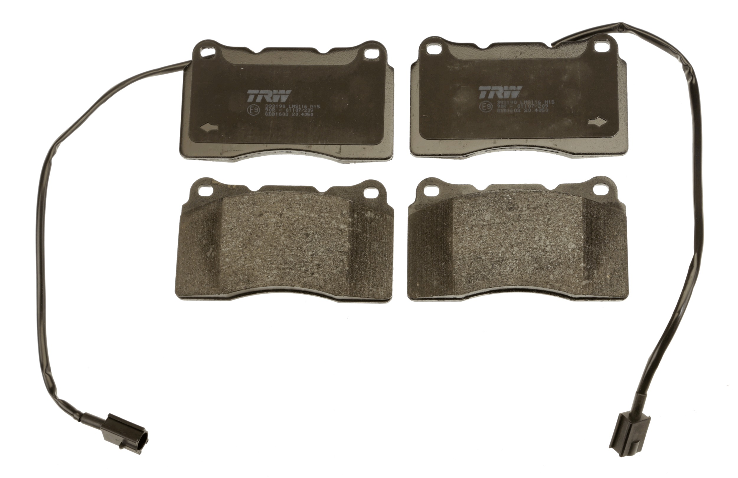 Brake Pad Set, disc brake - GDB1603 TRW