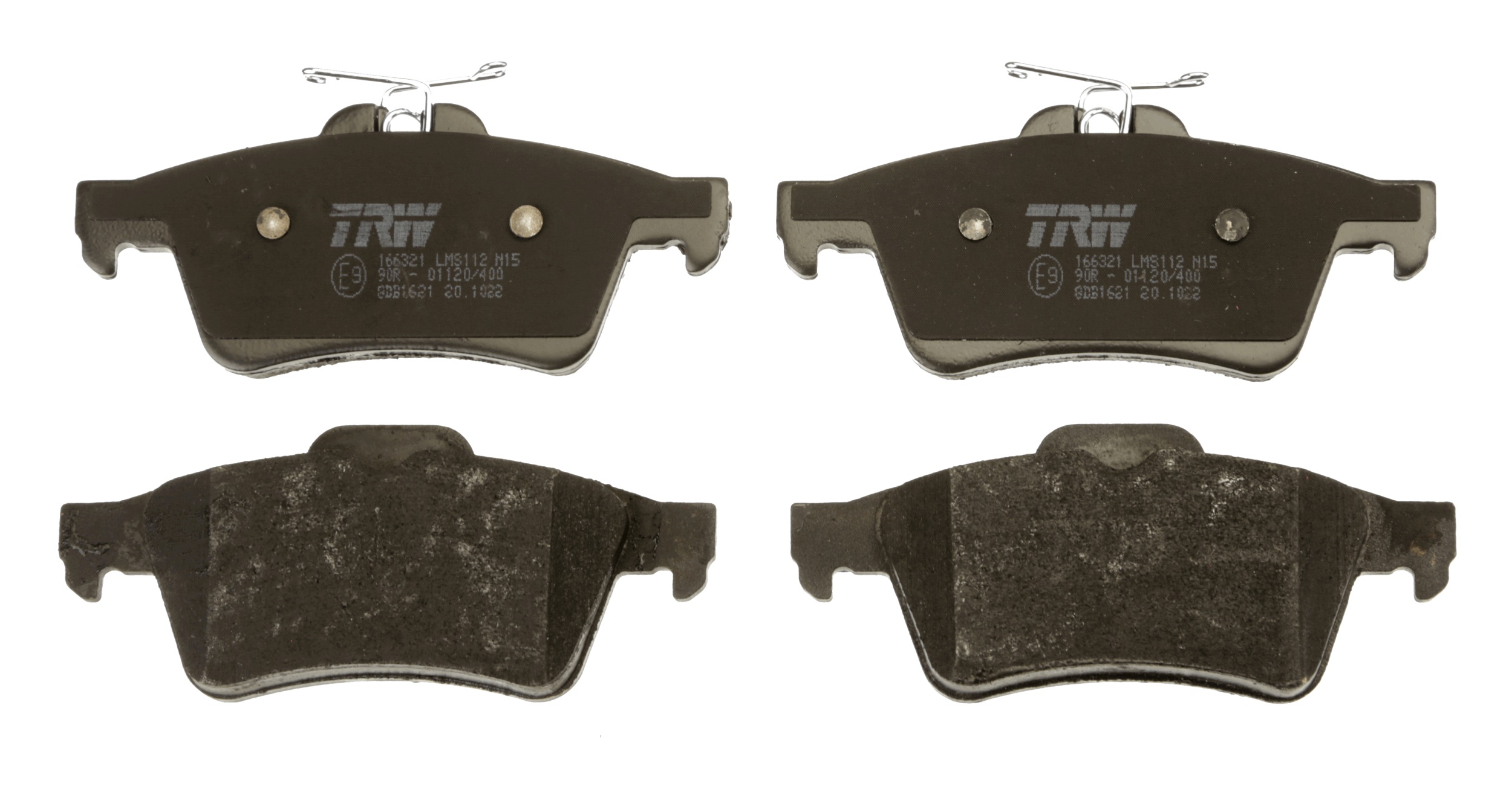 Brake Pad Set, disc brake - GDB1621 TRW