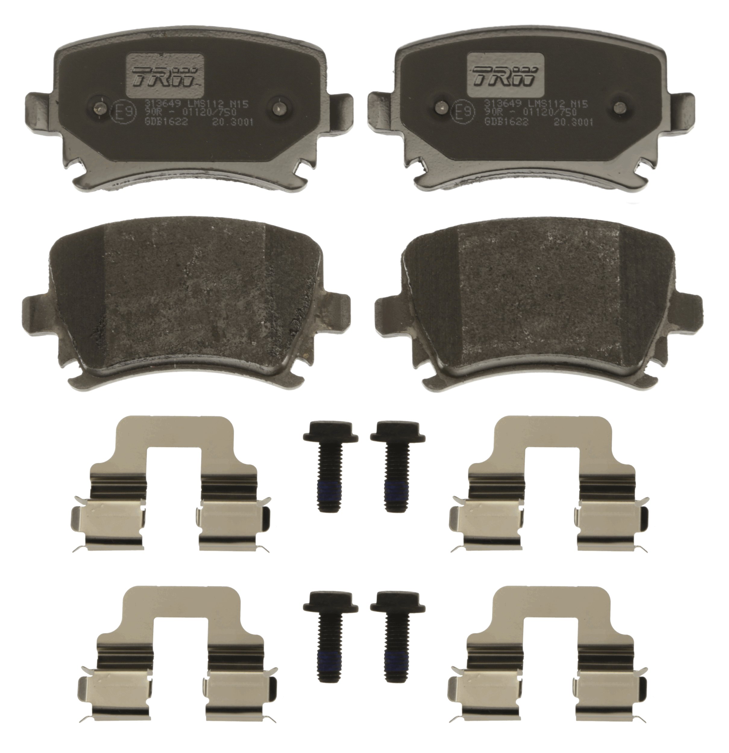 Brake Pad Set, disc brake - GDB1622 TRW