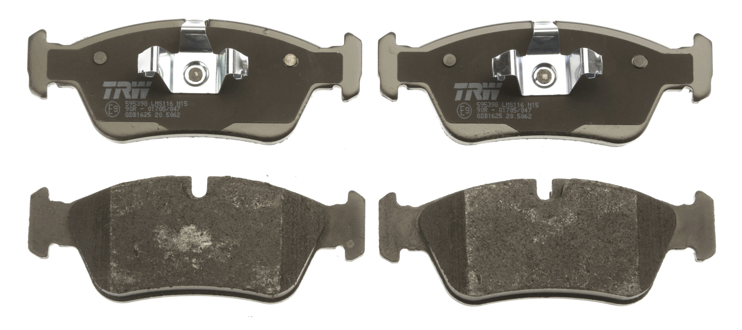 Brake Pad Set, disc brake - GDB1625 TRW
