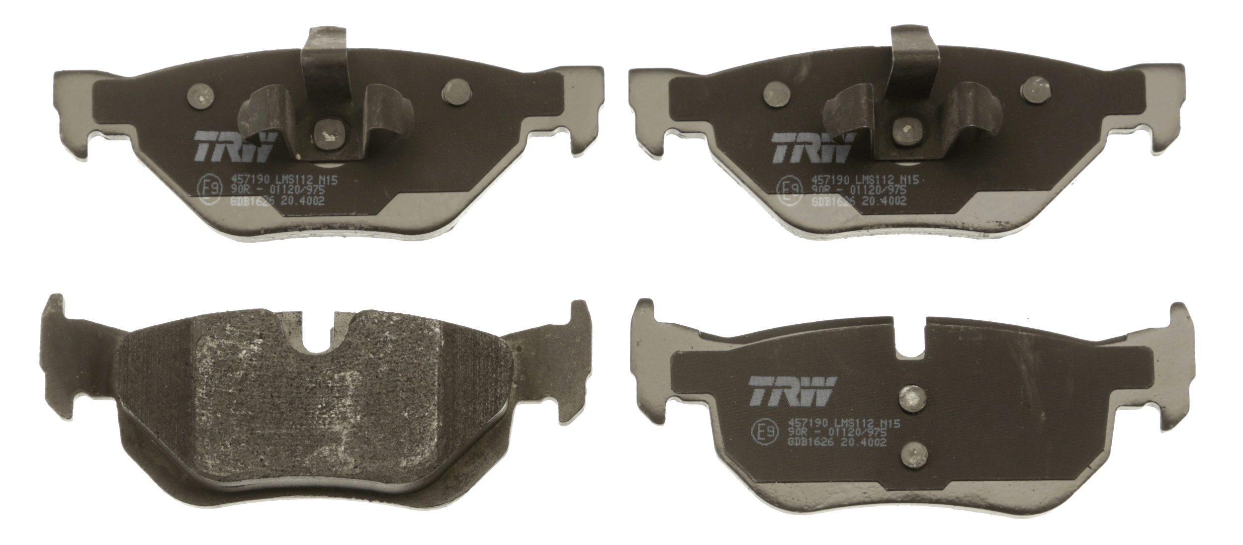 Brake Pad Set, disc brake - GDB1626 TRW