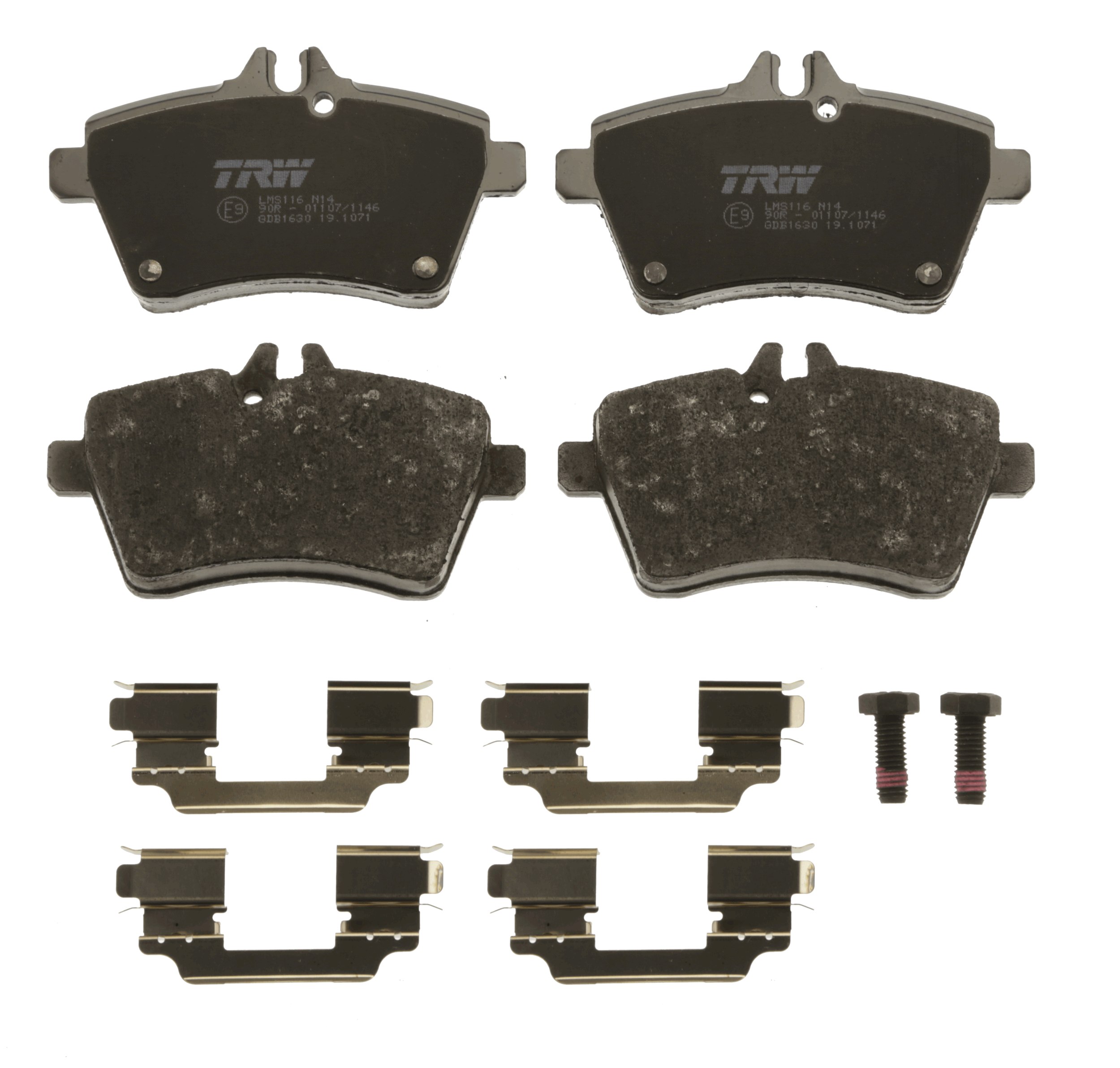 Brake Pad Set, disc brake - GDB1630 TRW