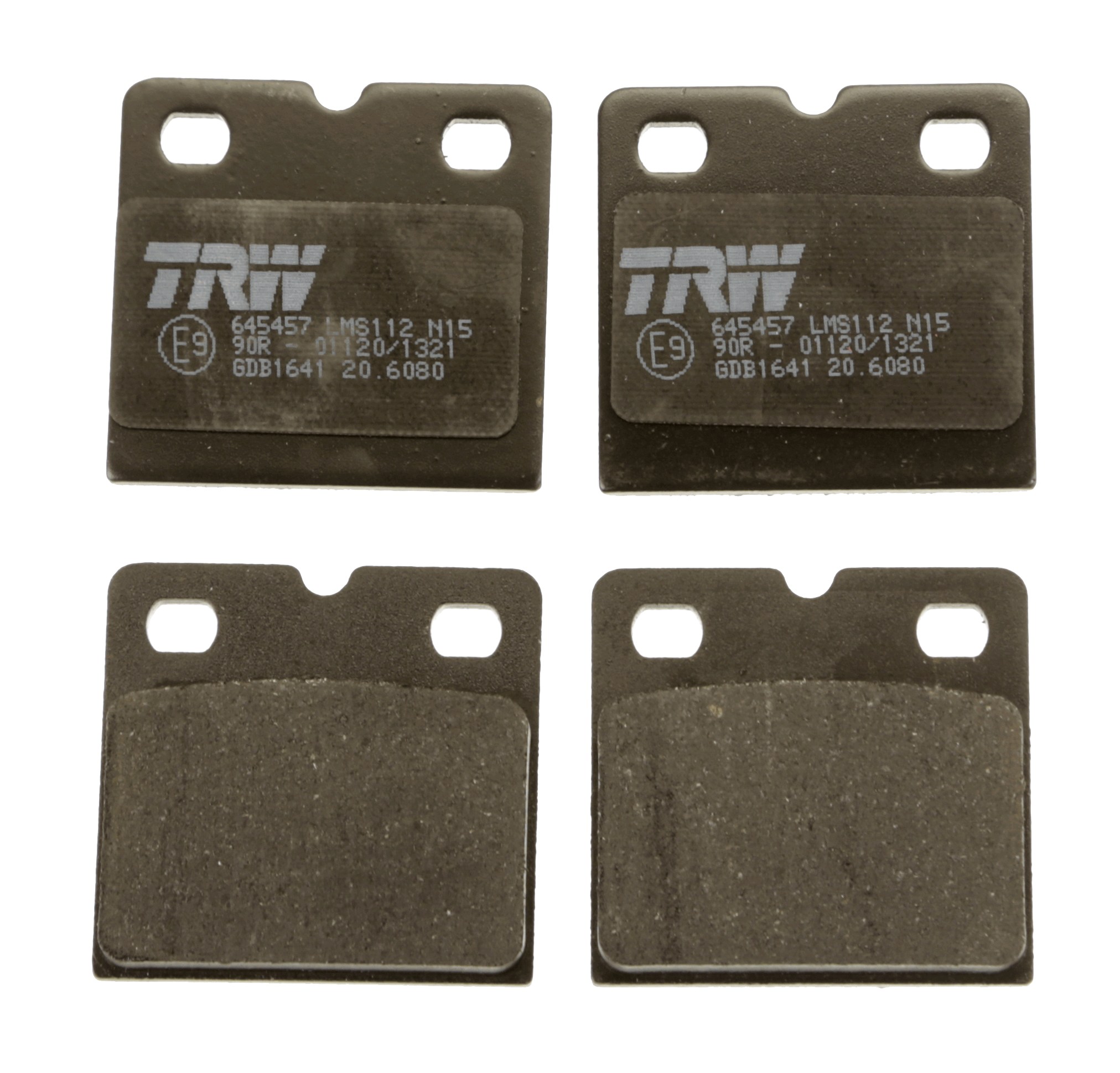 Brake Pad Set, disc parking brake - GDB1641 TRW