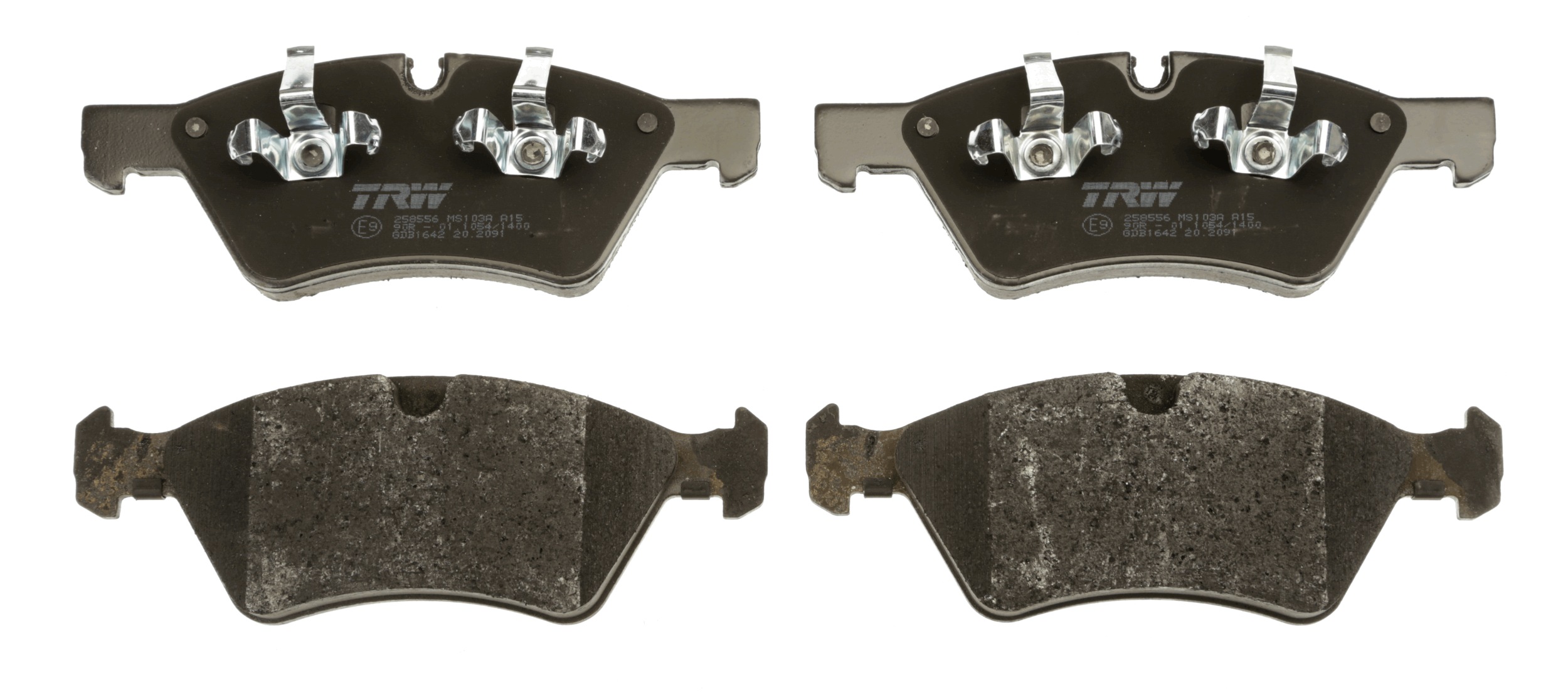Brake Pad Set, disc brake - GDB1642 TRW