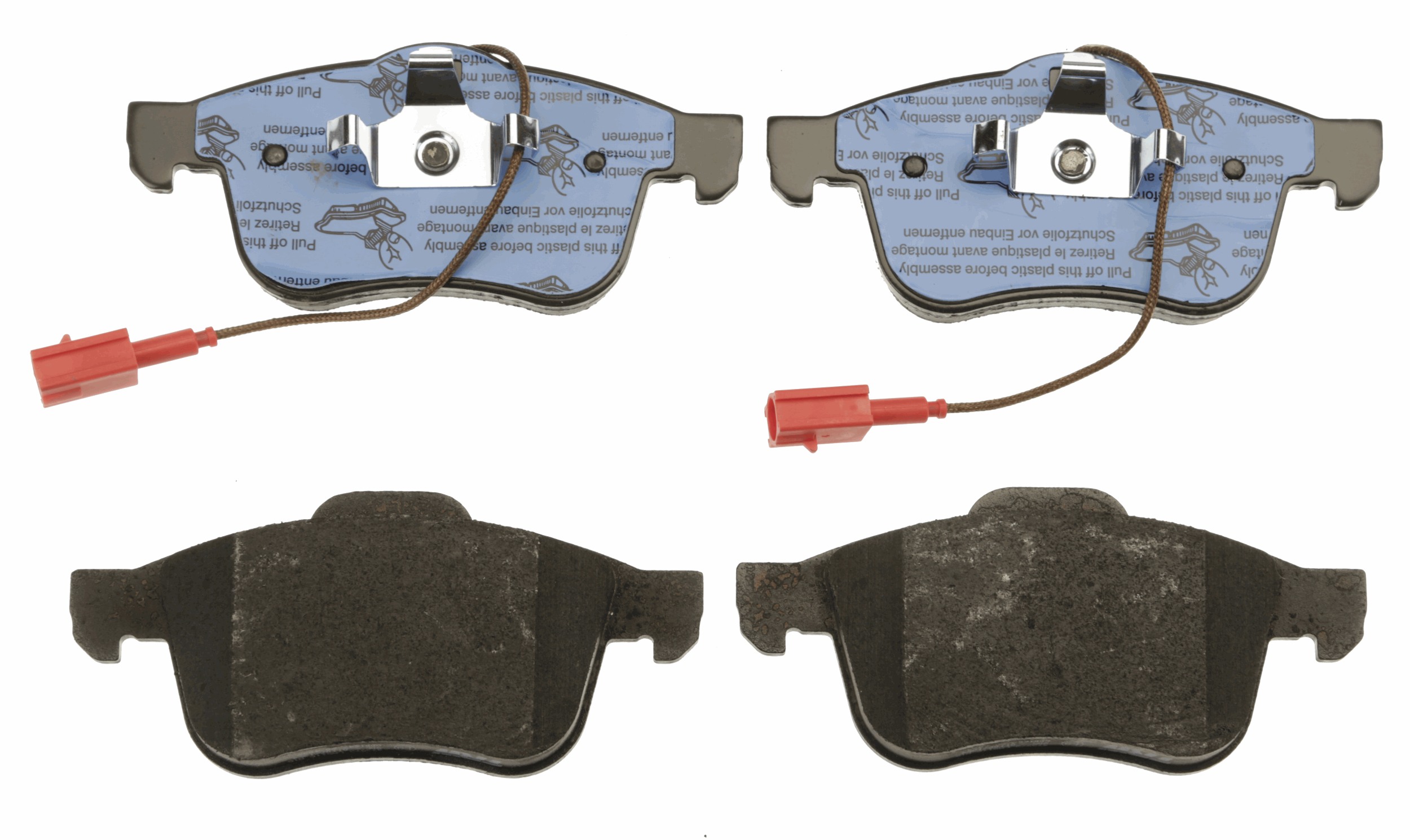Brake Pad Set, disc brake - GDB1647 TRW