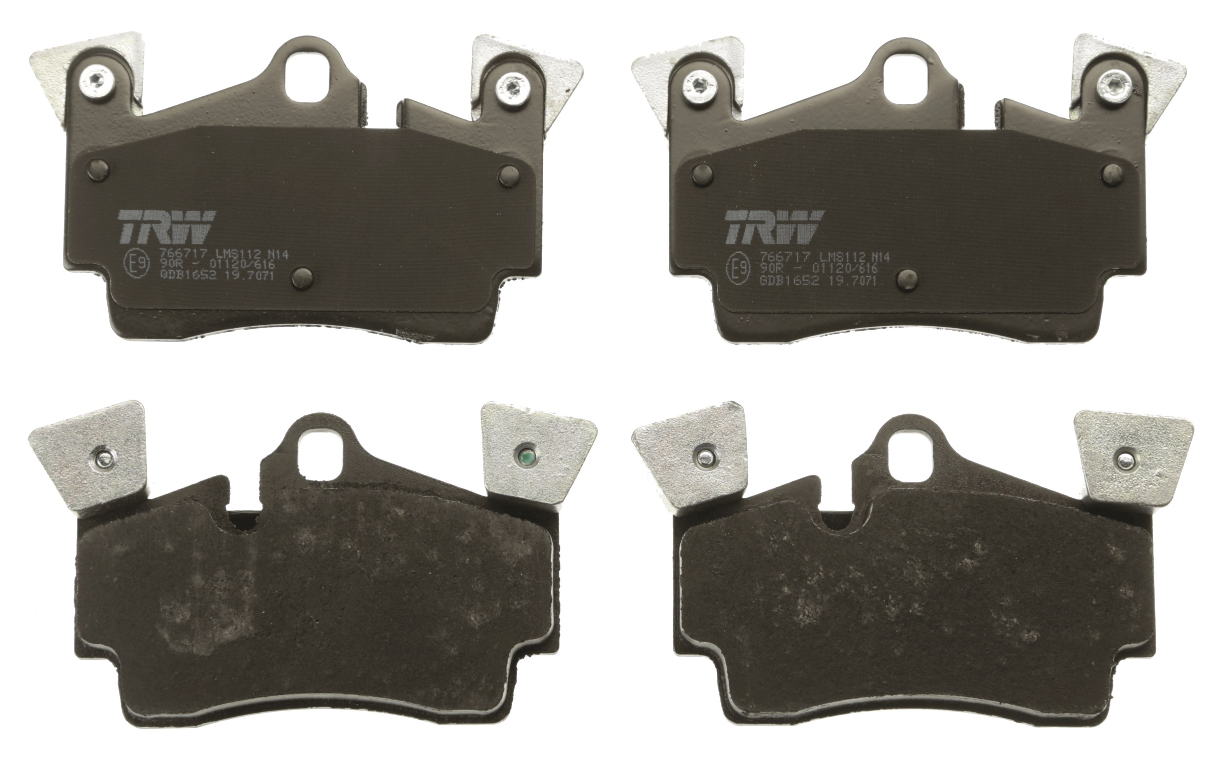 Brake Pad Set, disc brake - GDB1652 TRW