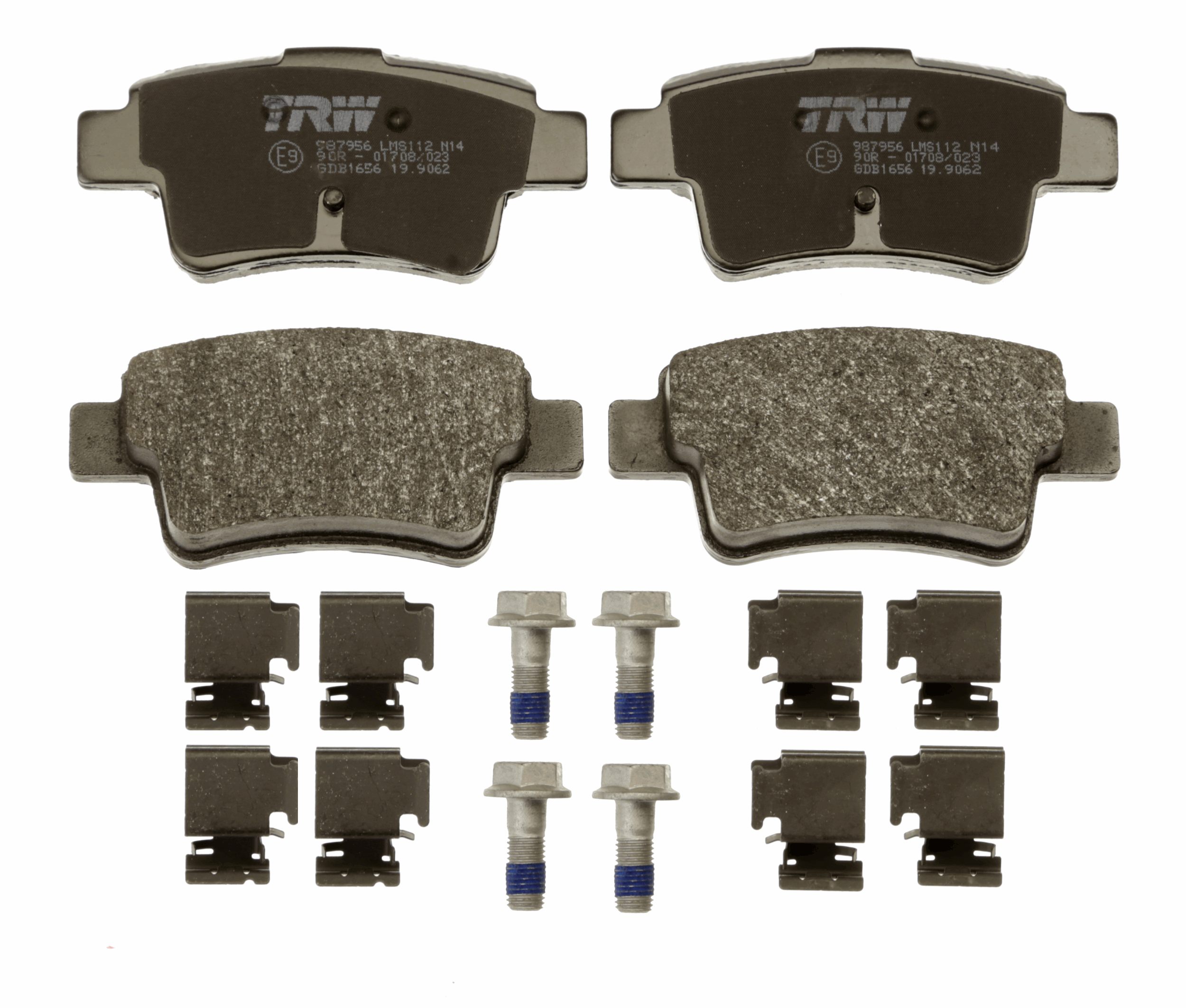 Brake Pad Set, disc brake - GDB1656 TRW
