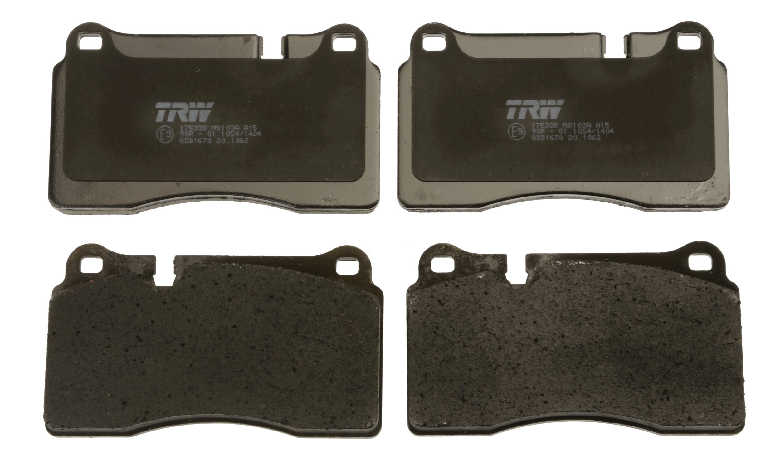 Brake Pad Set, disc brake - GDB1670 TRW