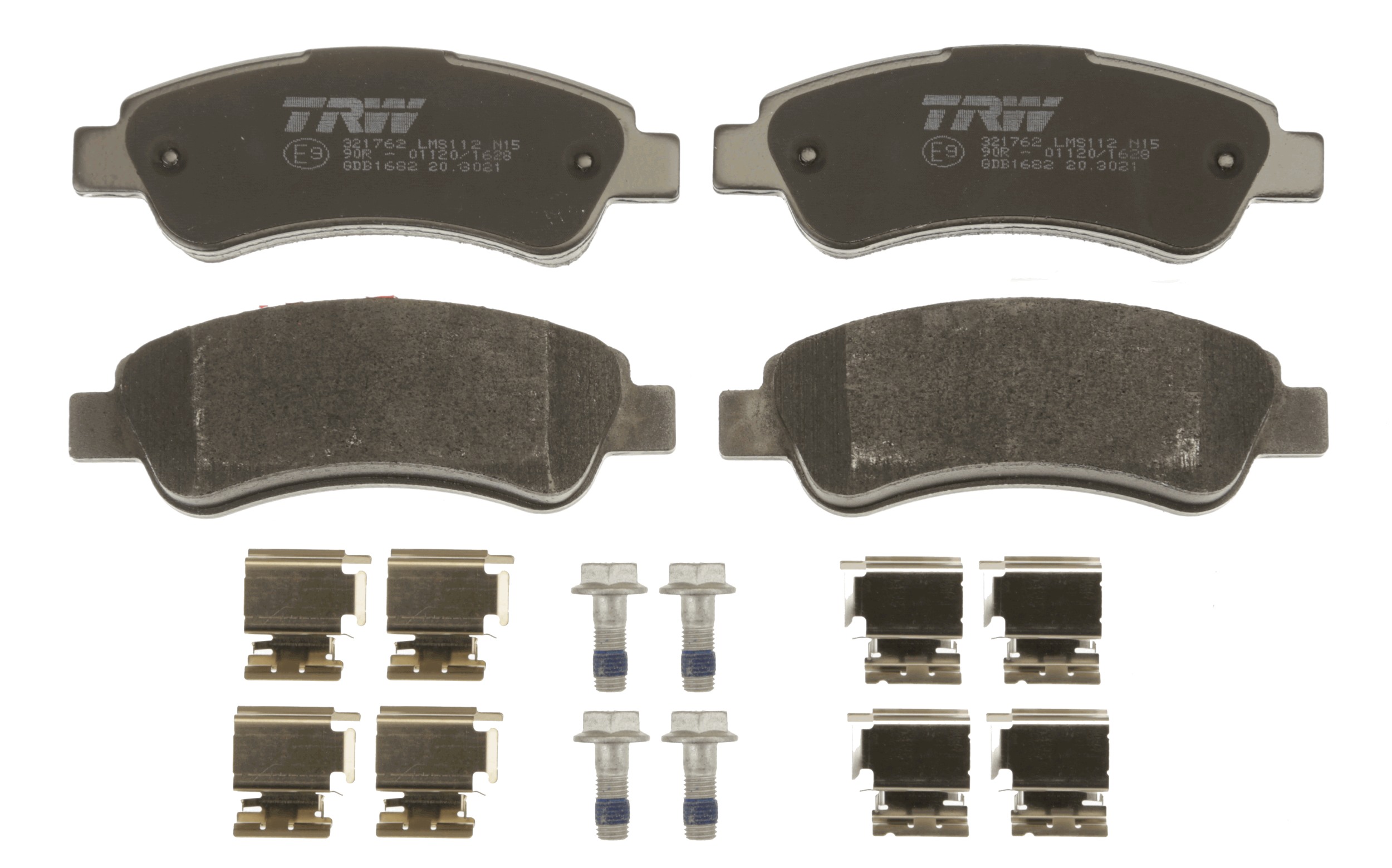 Brake Pad Set, disc brake - GDB1682 TRW