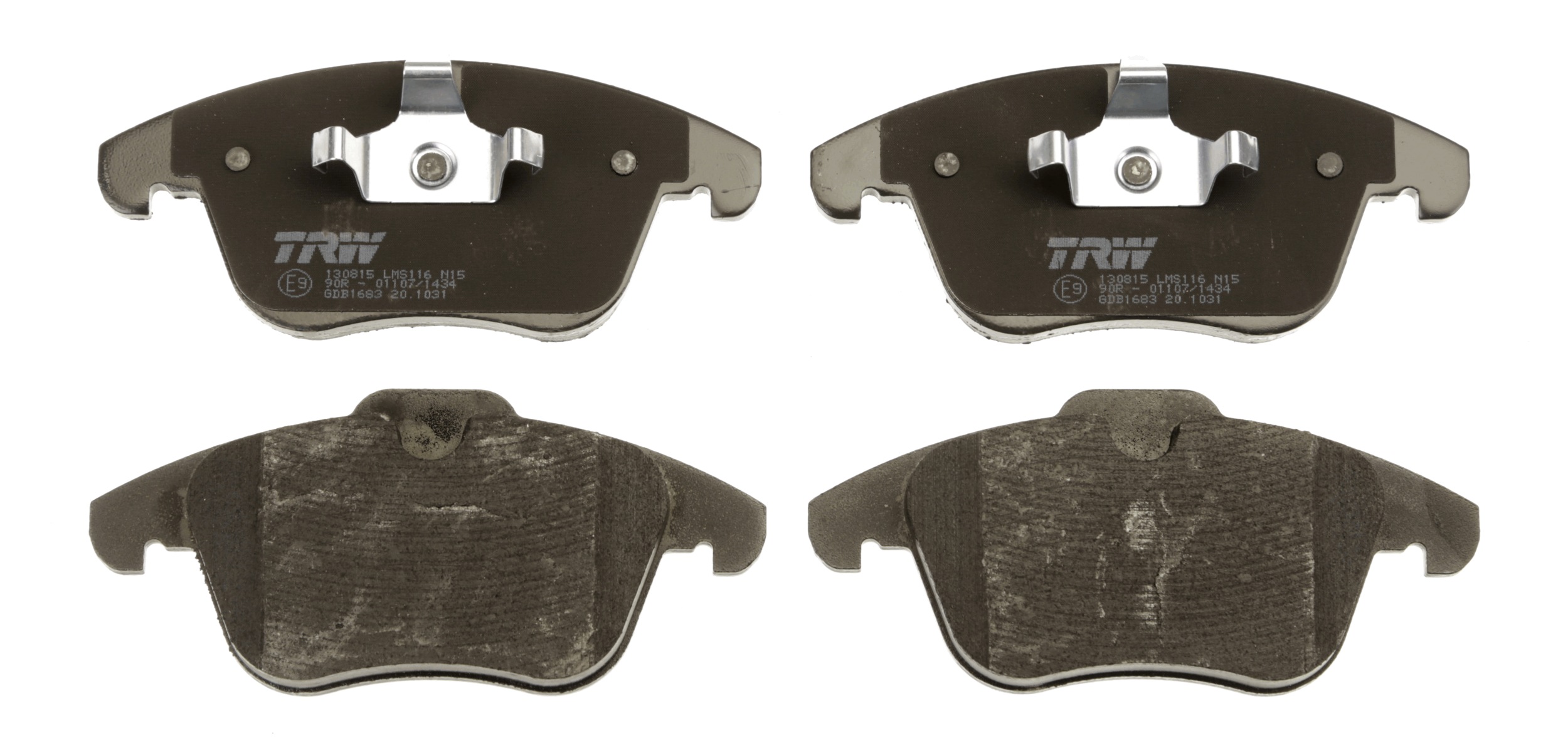Brake Pad Set, disc brake - GDB1683 TRW