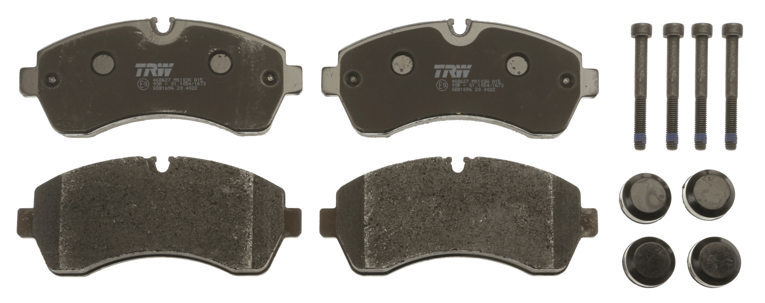Brake Pad Set, disc brake - GDB1696 TRW