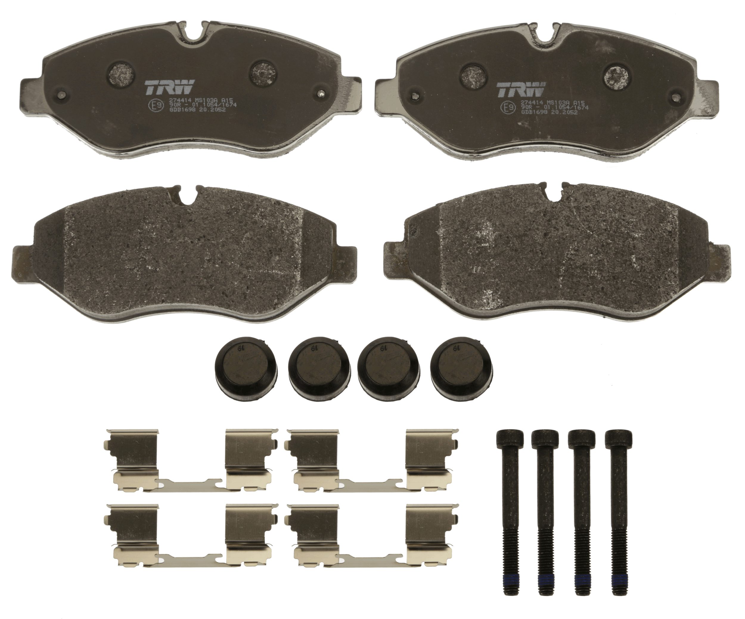 Brake Pad Set, disc brake - GDB1698 TRW